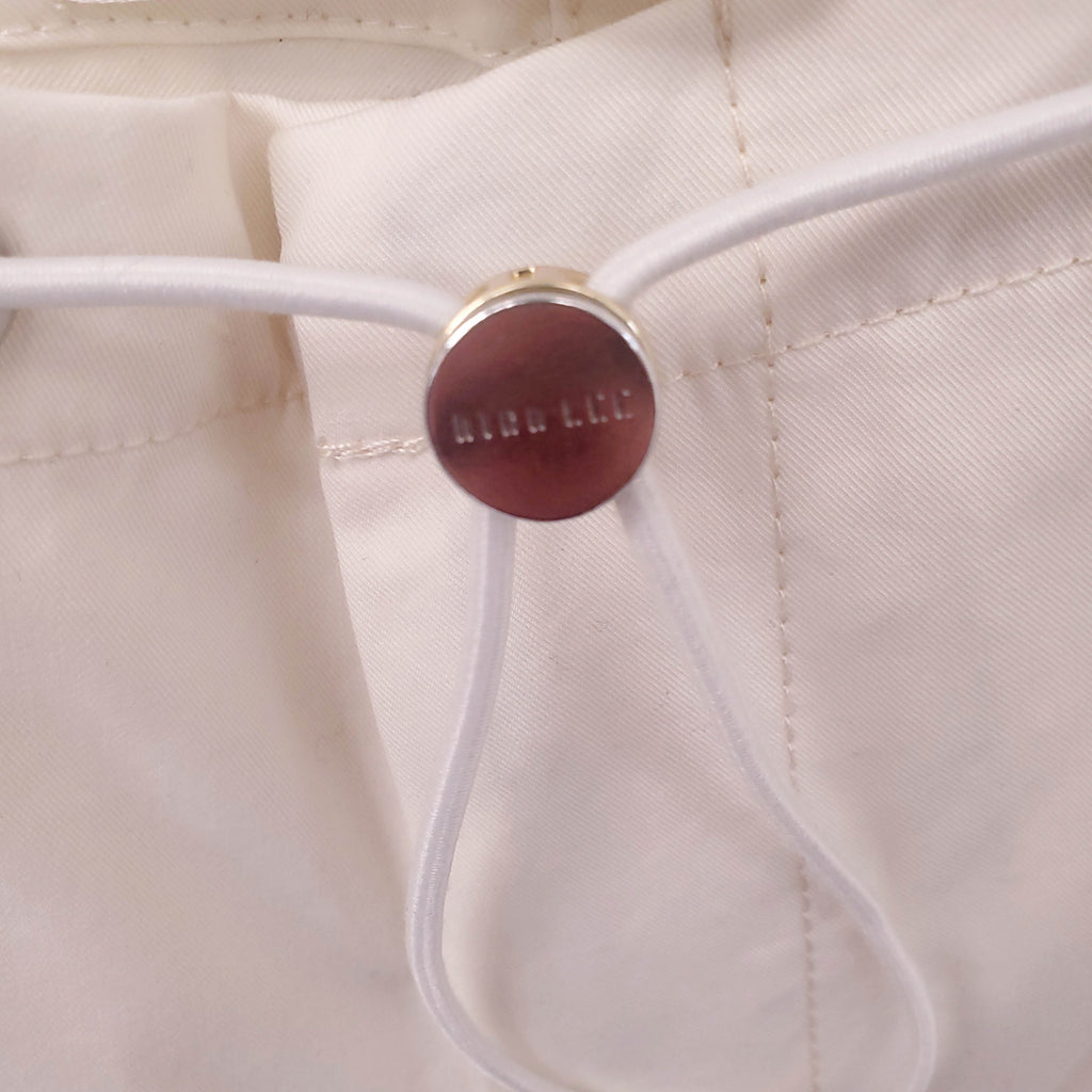 DION LEE CREAM CARGO PANTS - SIZE 2