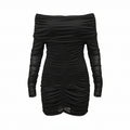 KNWLS RUCHED MINI DRESS - SIZE 14 (SIZE 8 US)