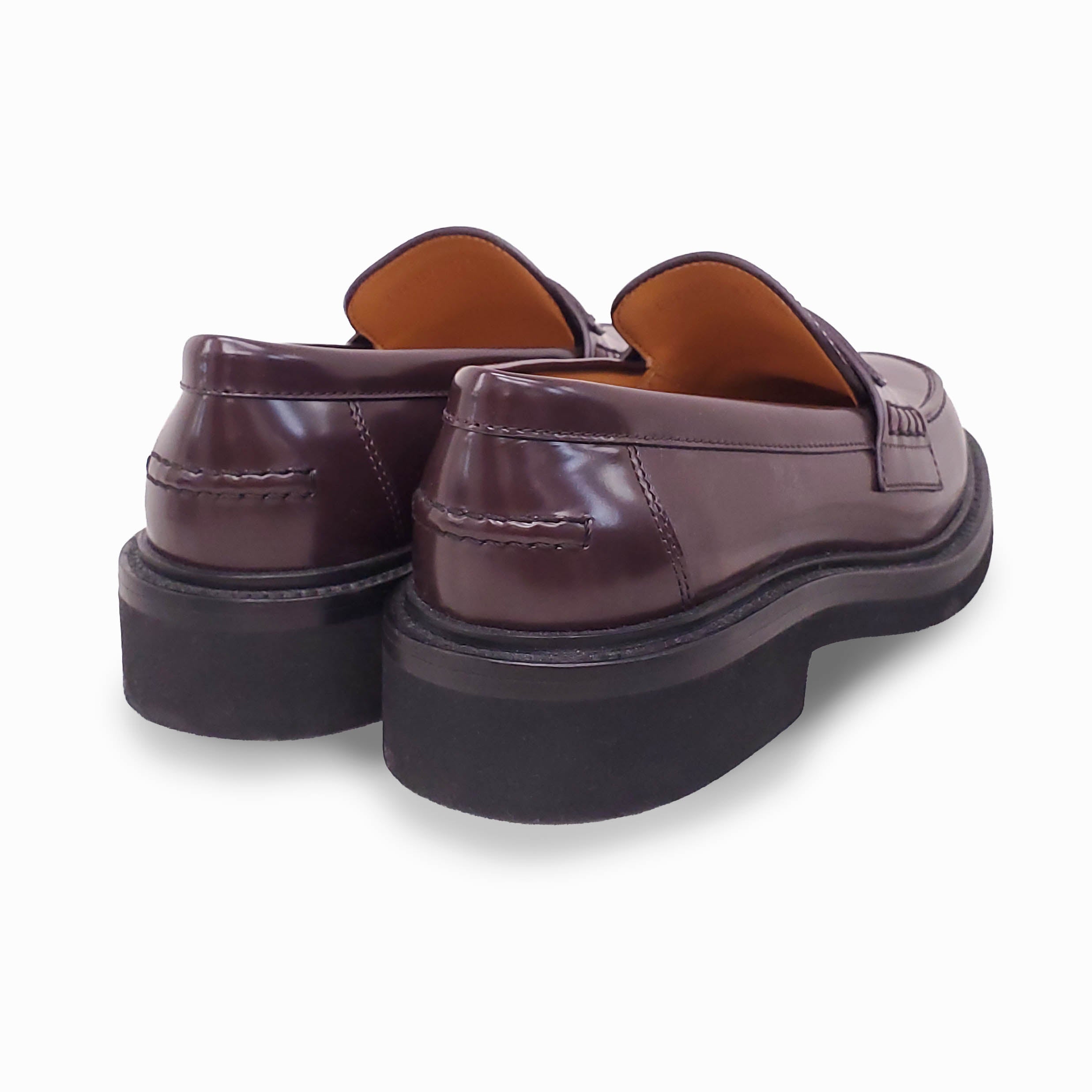 CHRISTIAN DIOR BROWN LOGO LOAFERS - SIZE 36