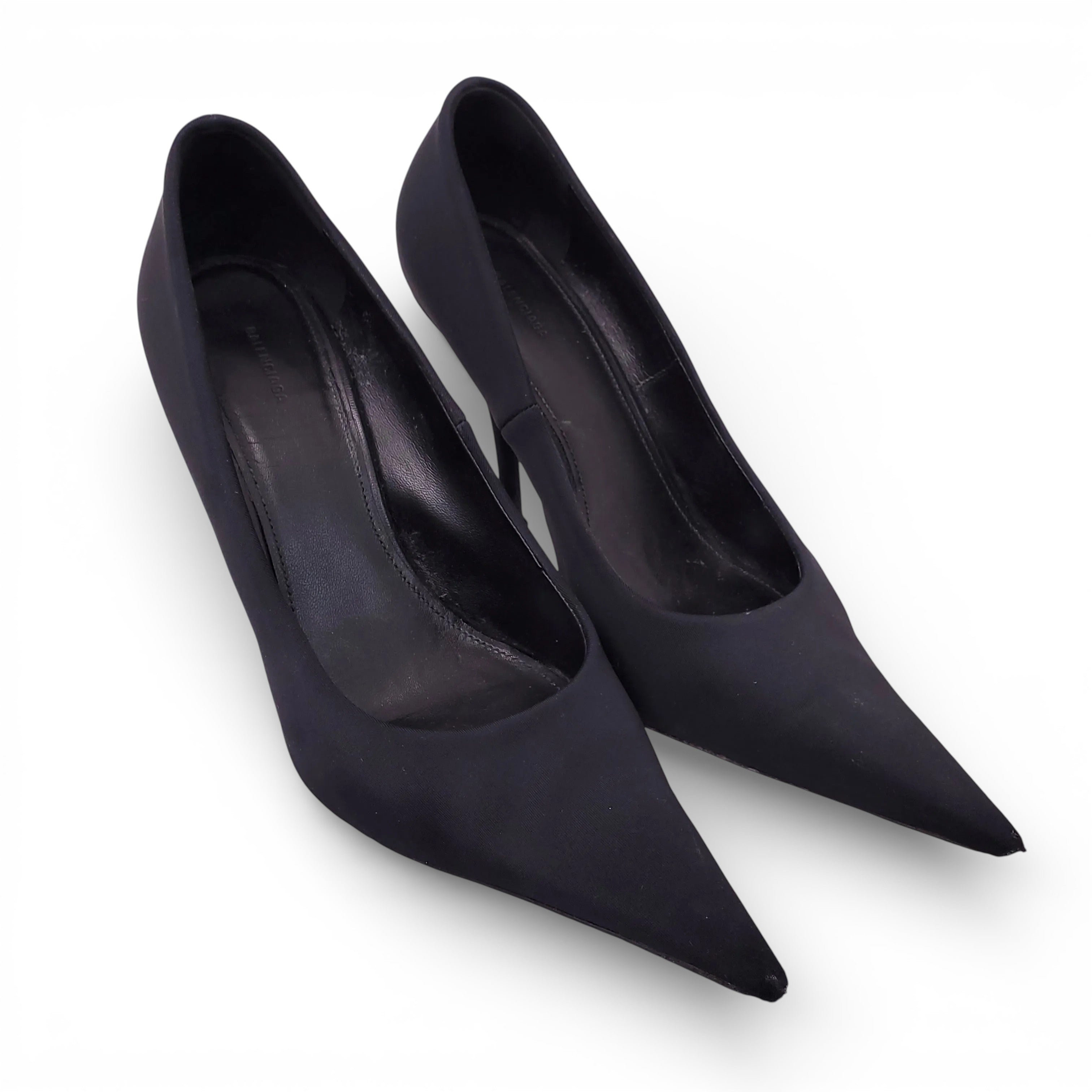 BALENCIAGA BLACK KNIFE HEELS - SIZE 39