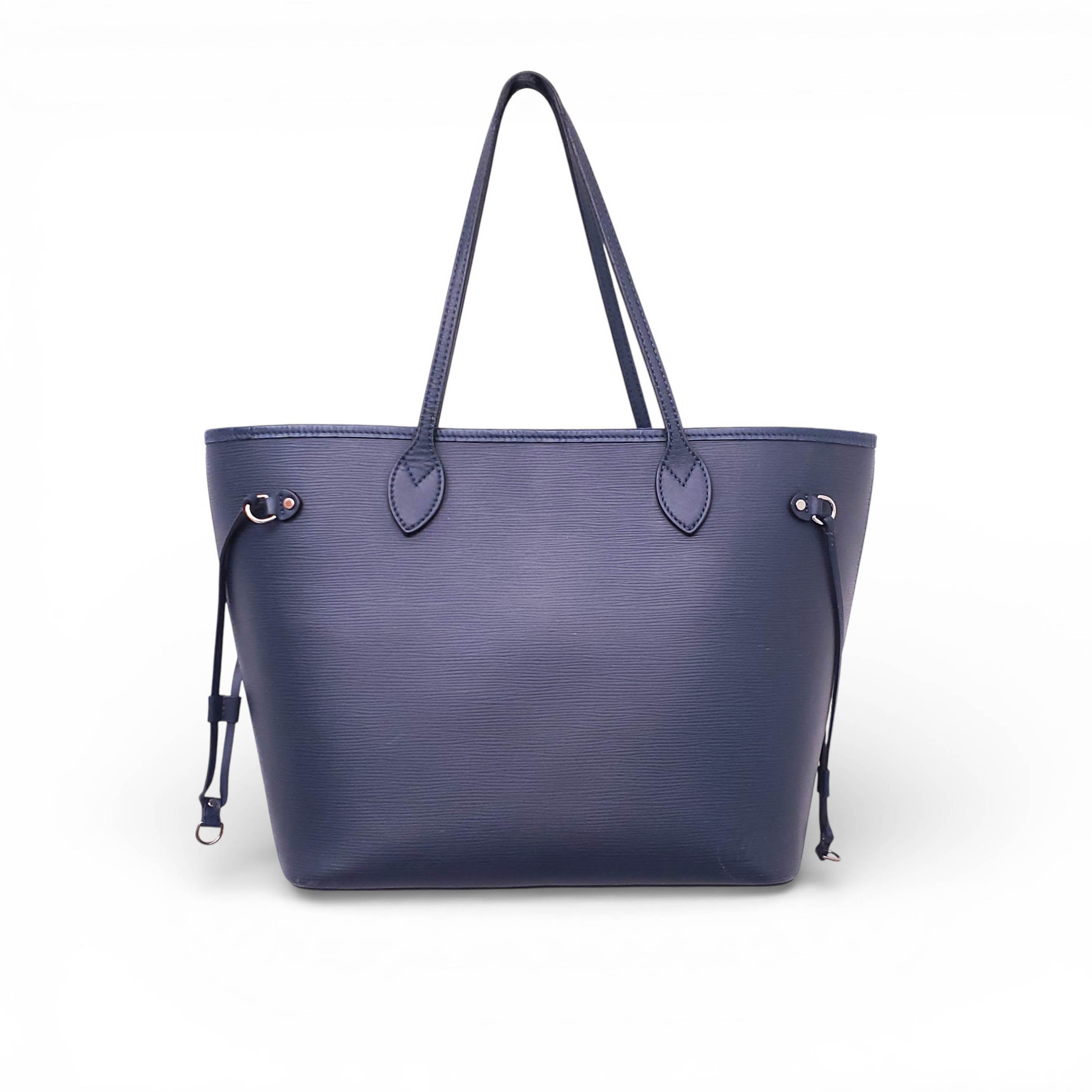 LOUIS VUITTON BLUE EPI LEATHER NEVERFULL BAG