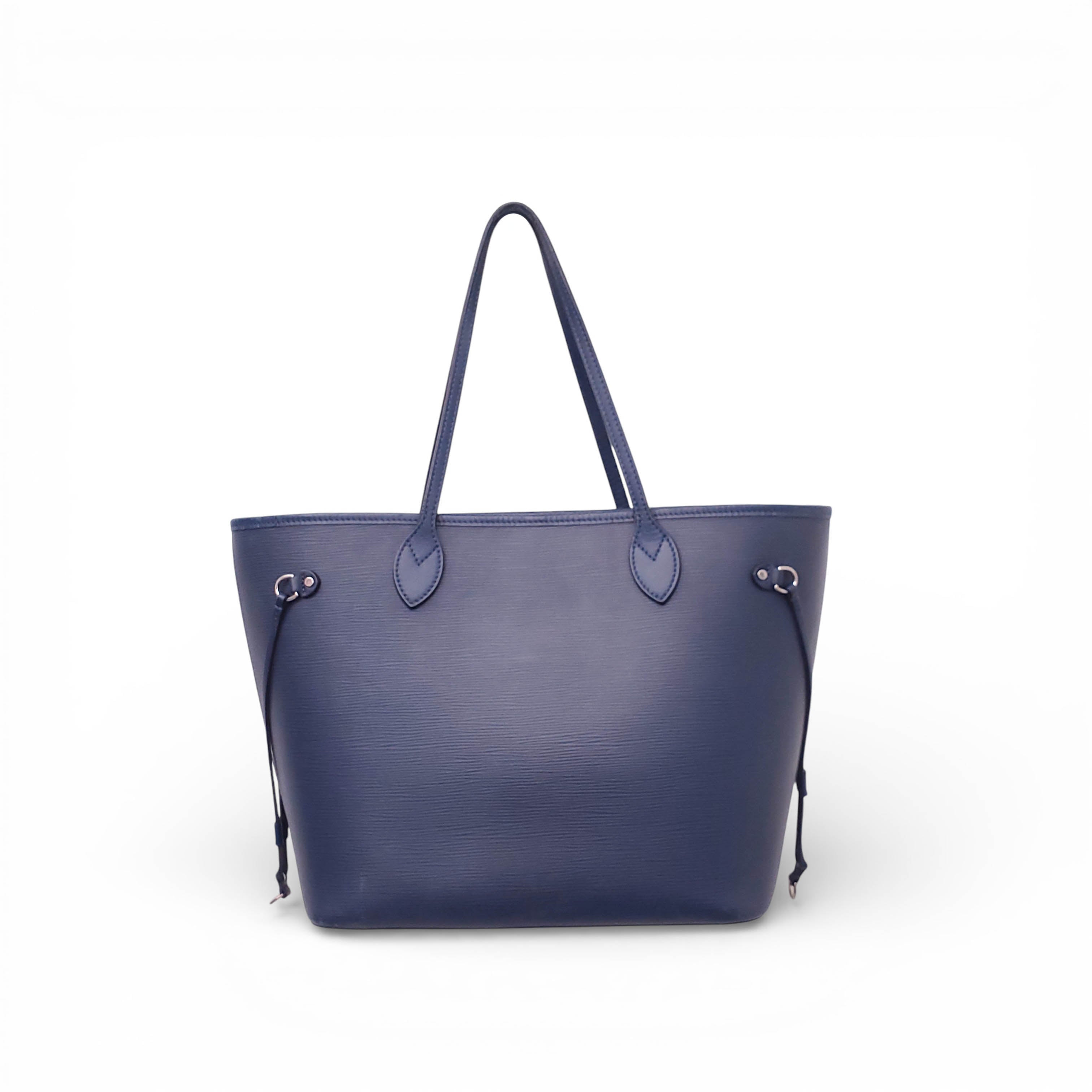 LOUIS VUITTON BLUE EPI LEATHER NEVERFULL BAG