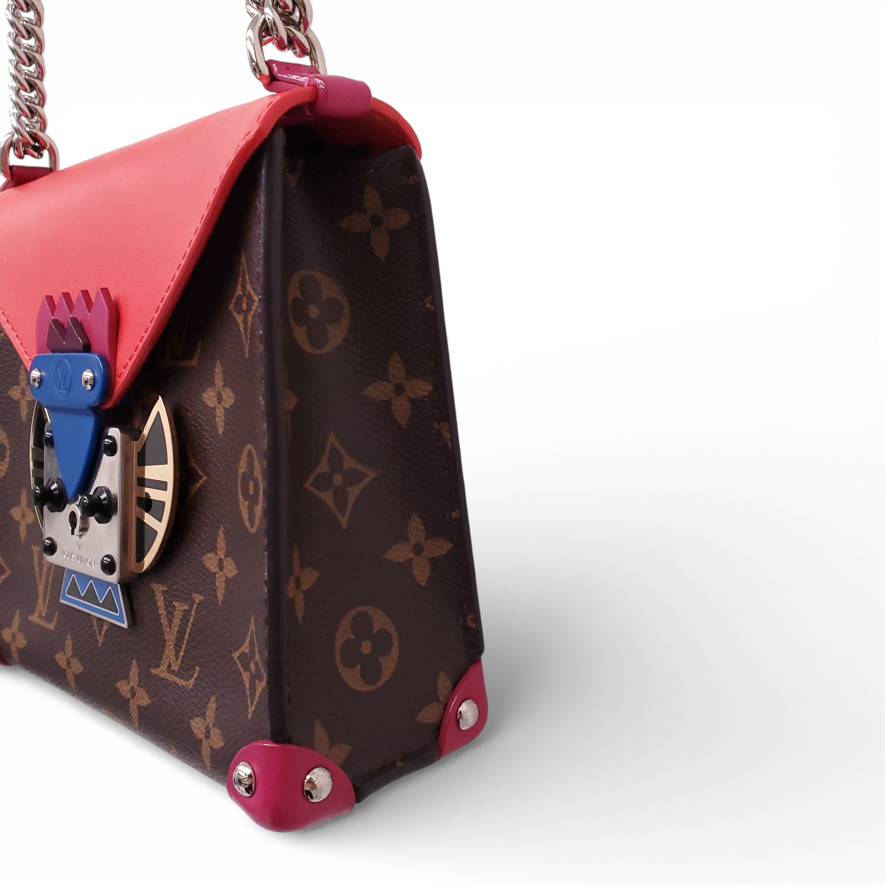 LOUIS VUITTON MONOGRAM TRIBAL MASK POUCHETTE PM BAG