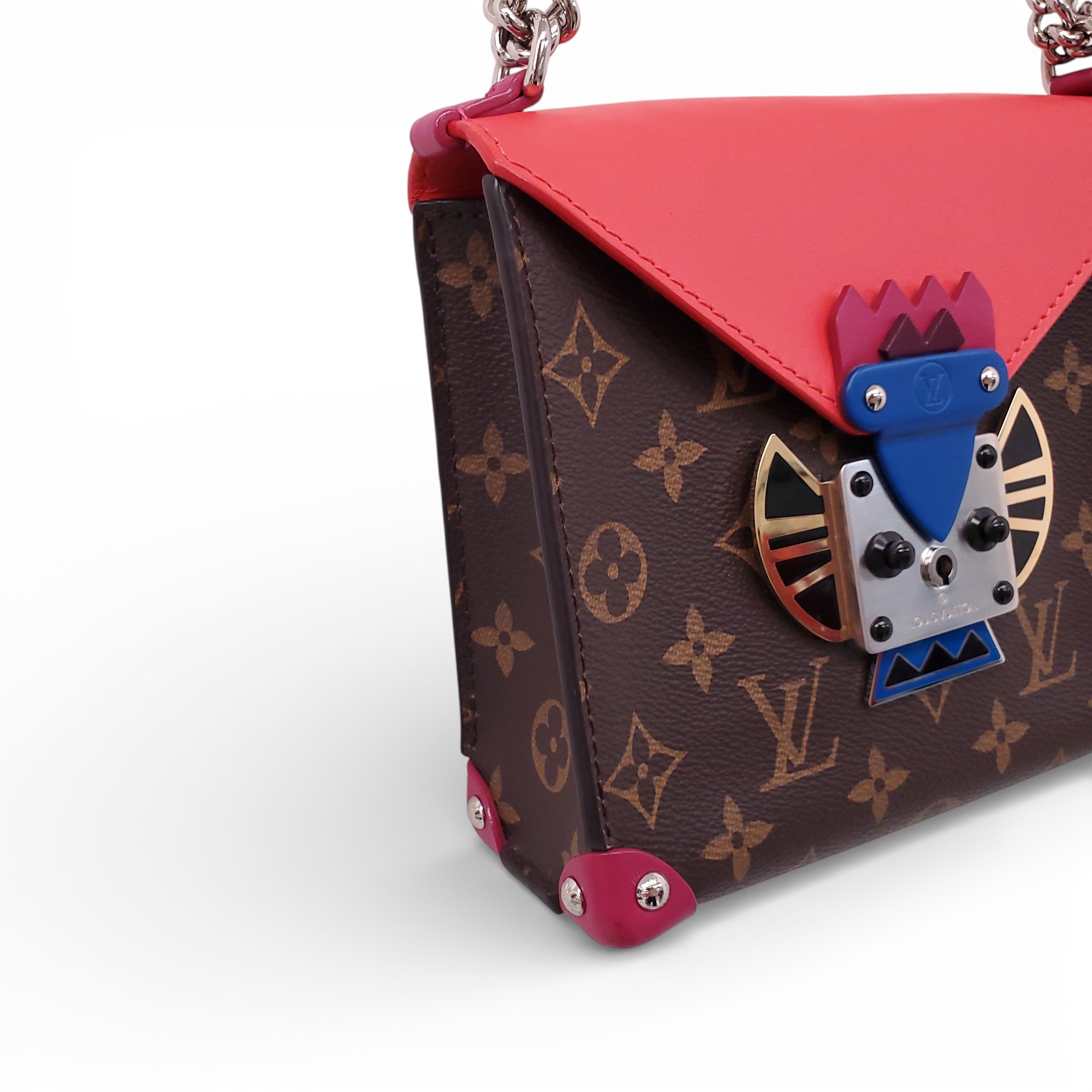 LOUIS VUITTON MONOGRAM TRIBAL MASK POUCHETTE PM BAG