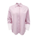 LOEWE 2-LAYERED COTTON POPLIN SHIRT - SIZE 36 (OVERSIZED)