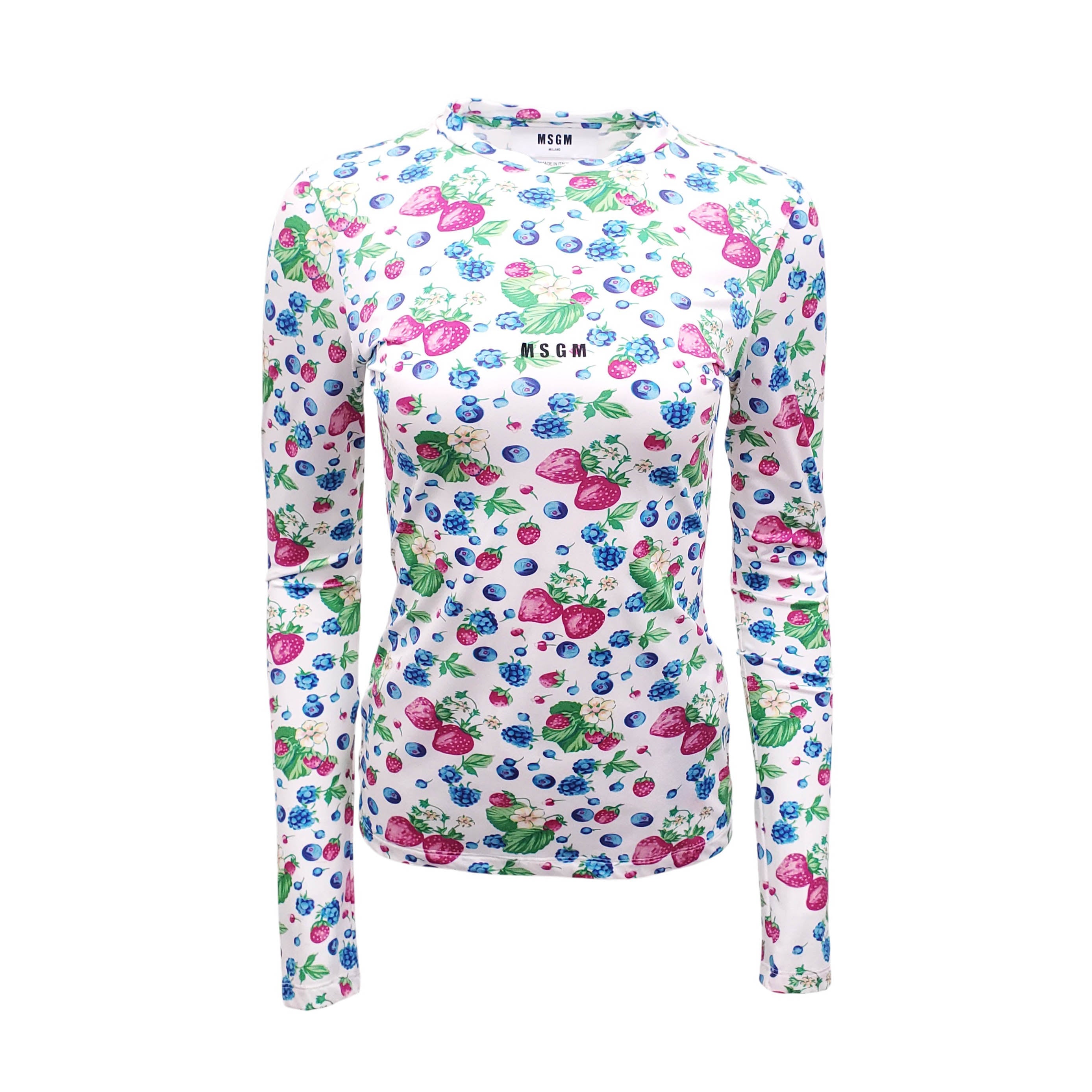 MSGM LOGO FRUIT TOP - SIZE 44