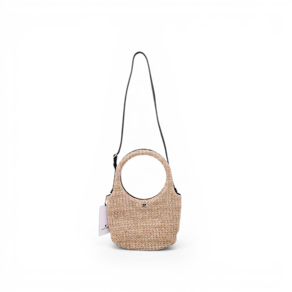 COURRÈGES RAFFIA 'HOLY' BAG