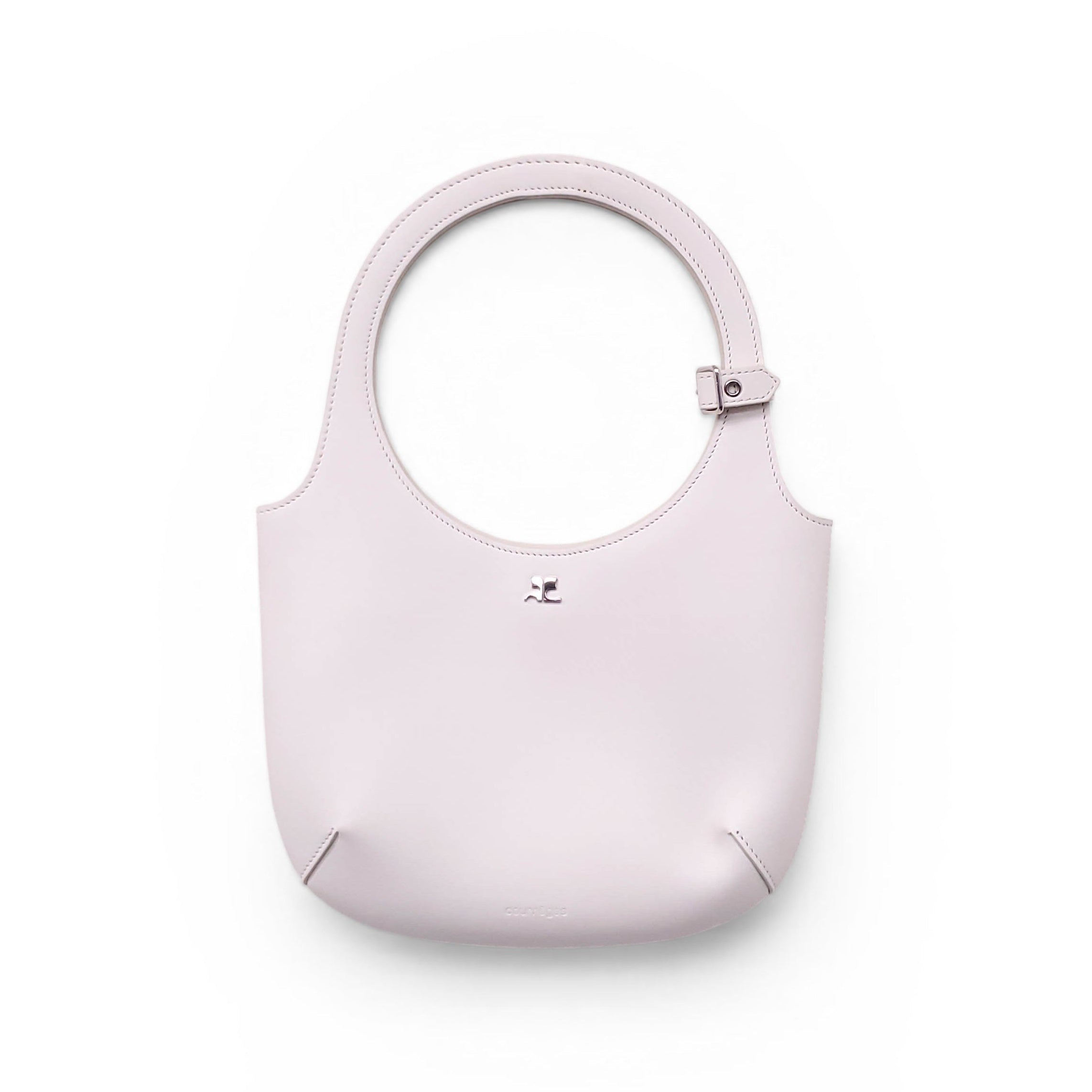 COURRÈGES WHITE 'HOLY' LEATHER BAG