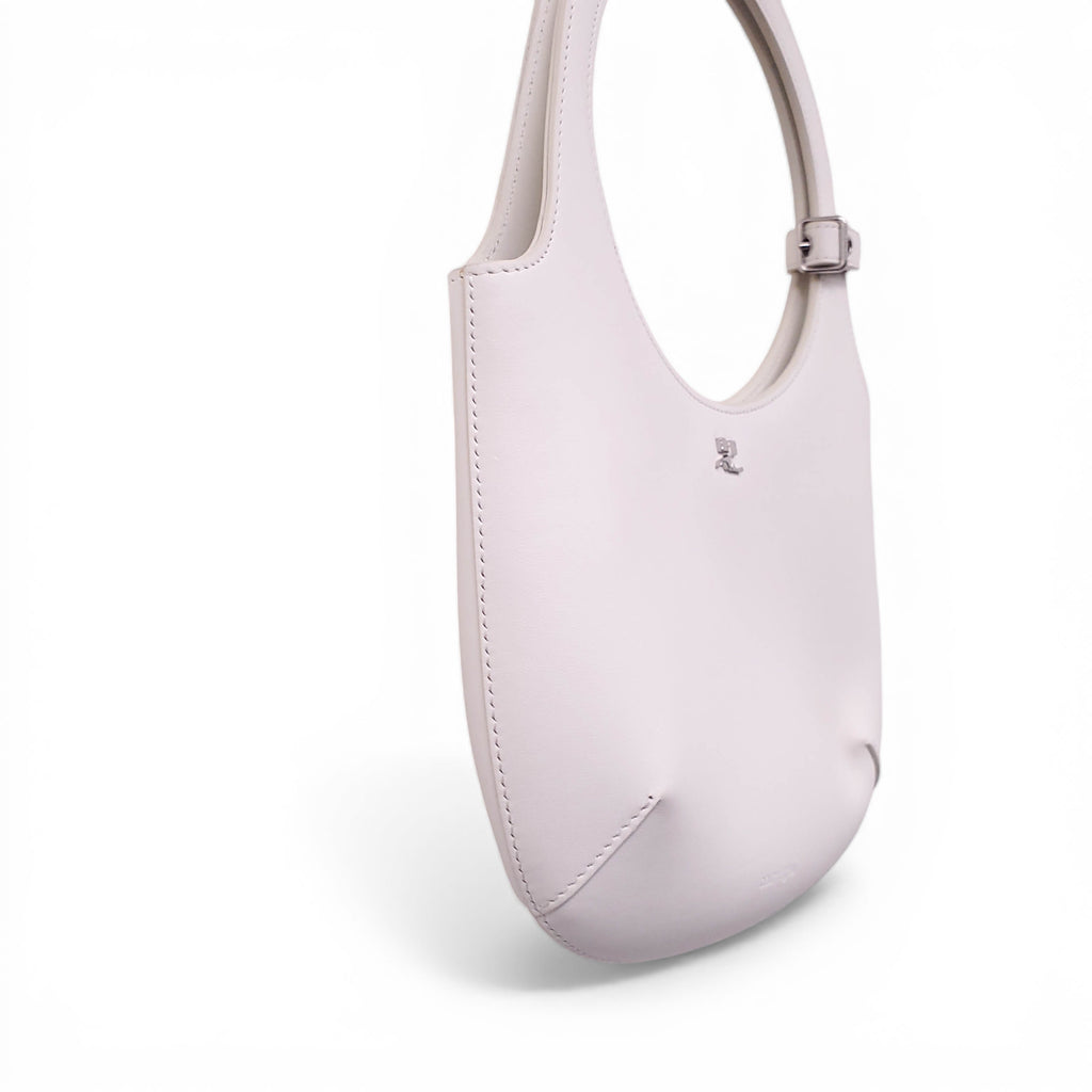 COURRÈGES WHITE 'HOLY' LEATHER BAG