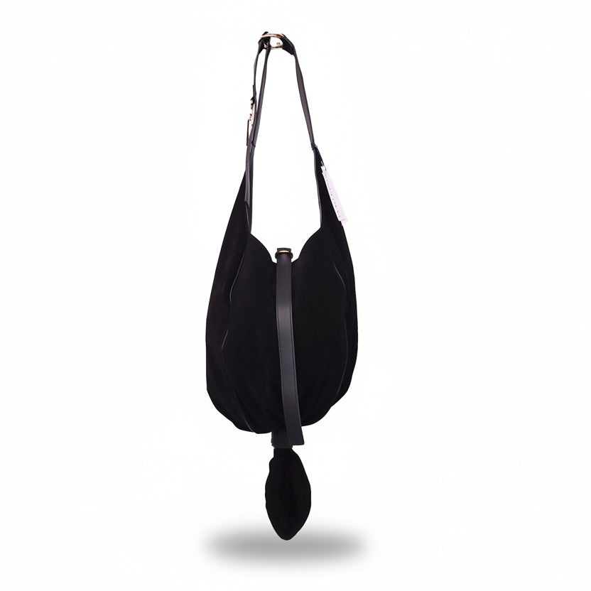 JW ANDERSON KNOT SUEDE HOBO BAG