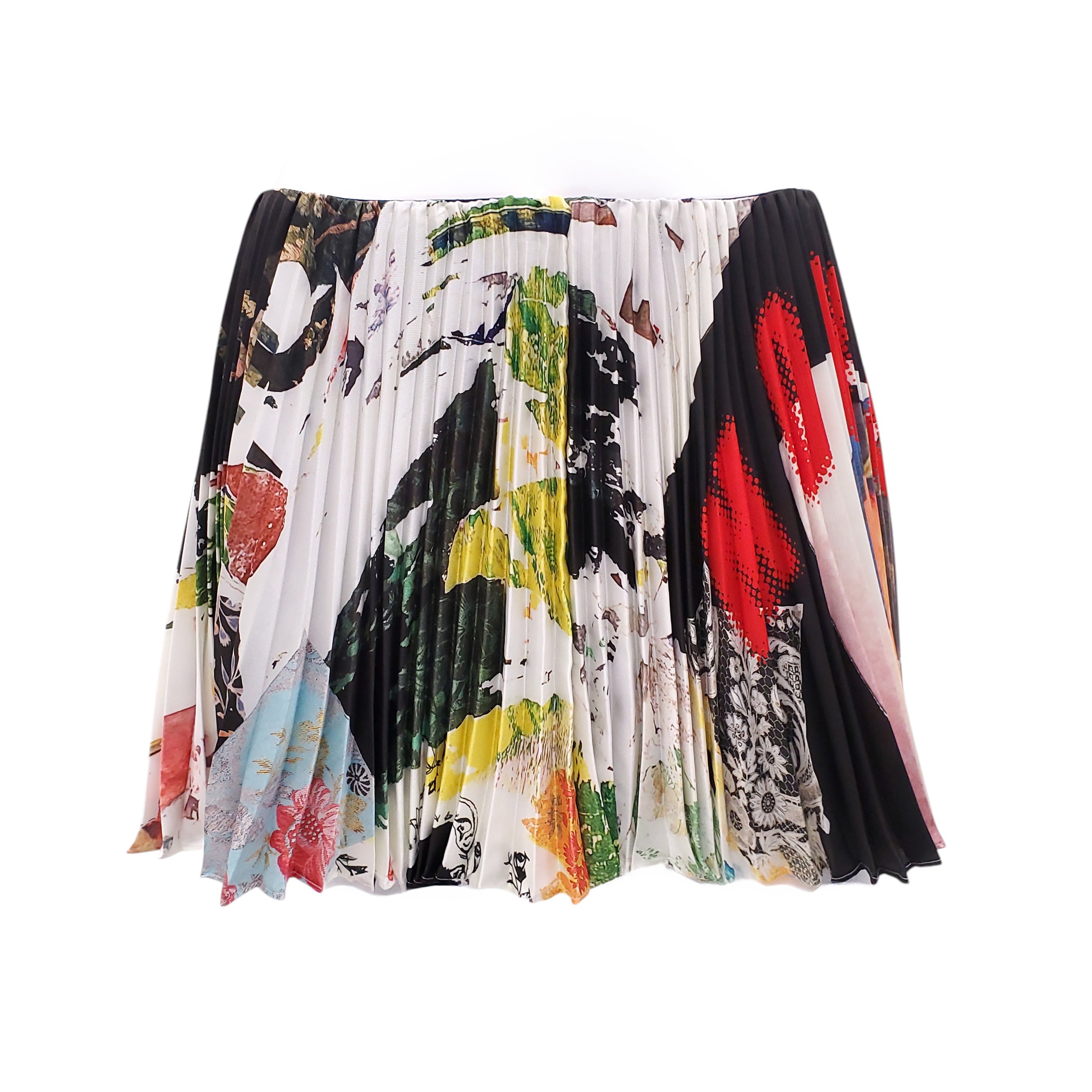 MONSE PATTERNED PLEATED SKIRT - SIZE UK 10 (US 6)