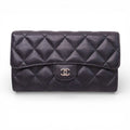 CHANEL BLACK CAVIAR WALLET