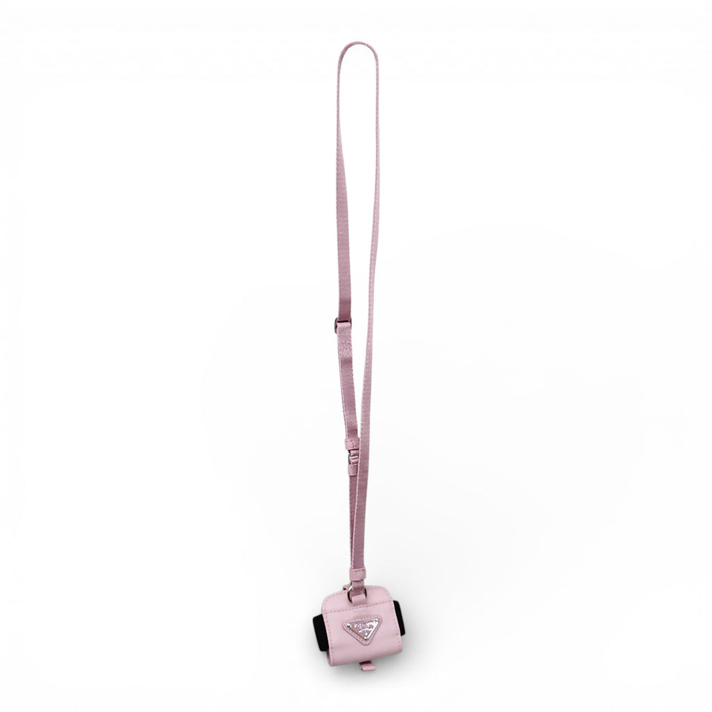 PRADA PINK NYLON AIRPOD PRO CASE