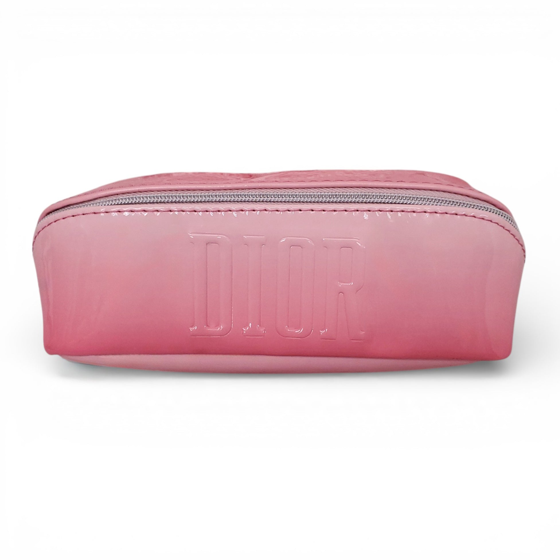 DIOR BEAUTY PINK OMBRE LOGO COSMETIC POUCH