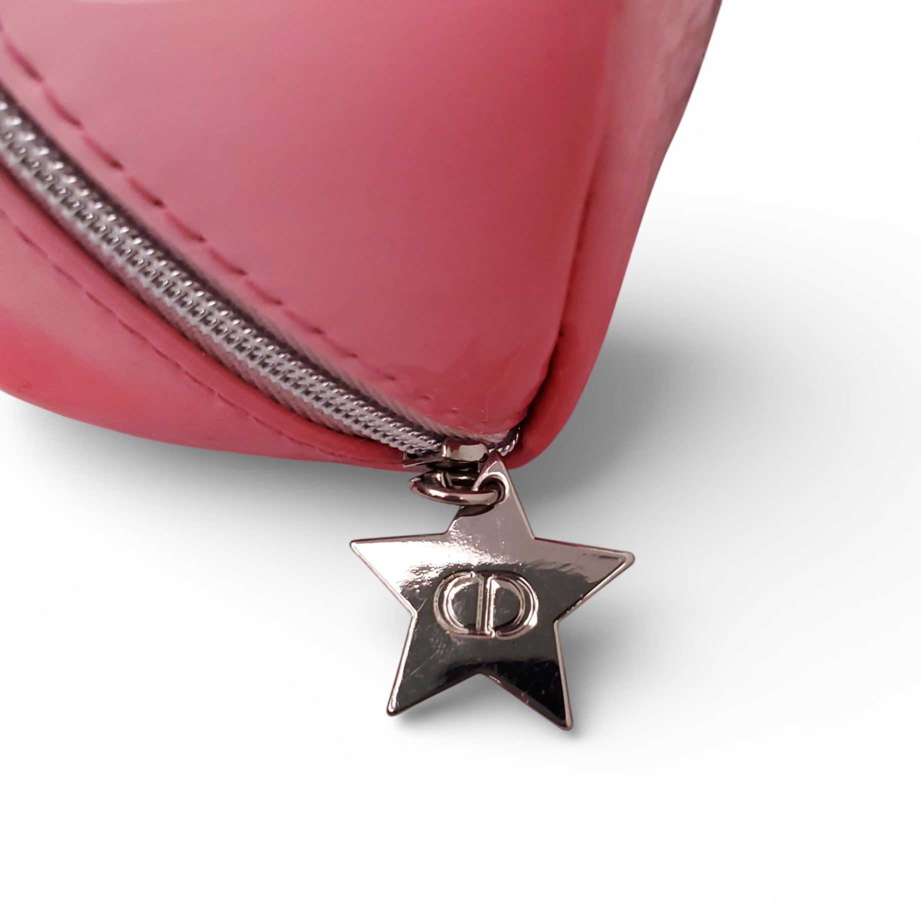 DIOR BEAUTY PINK OMBRE LOGO COSMETIC POUCH