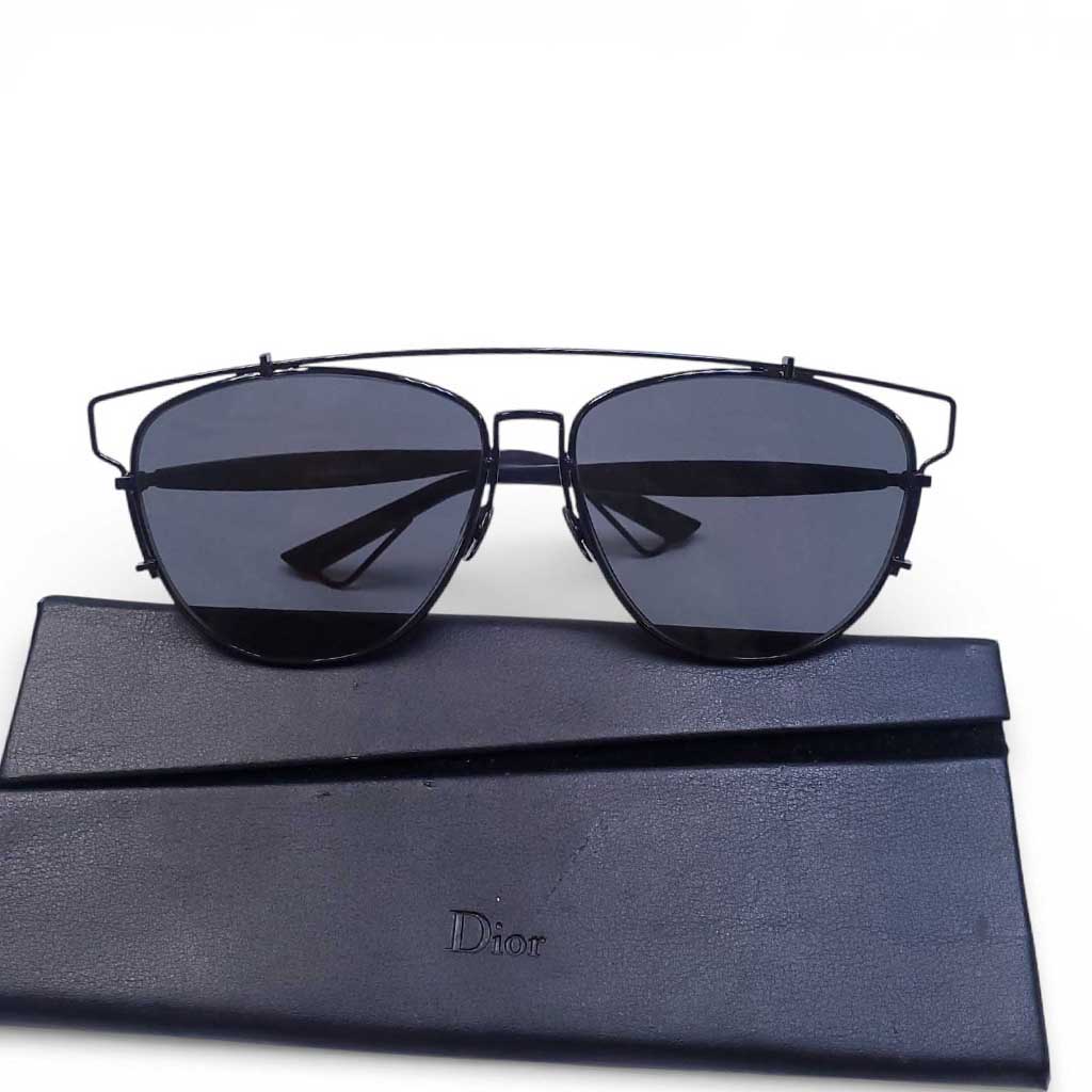 DIOR BLACK AVIATOR SUNGLASSES
