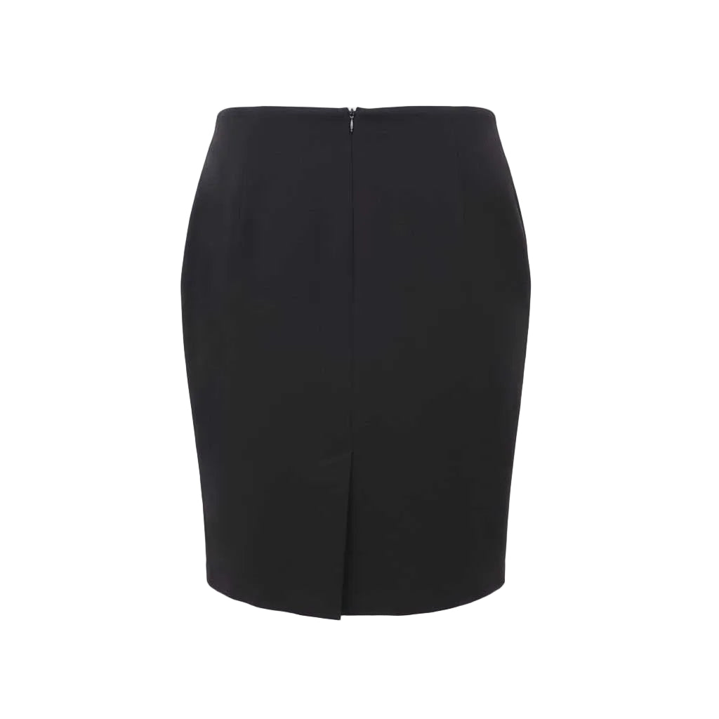 ALEXANDER MCQUEEN BLACK SUIT WITH FLARE DETAIL - SIZE 44