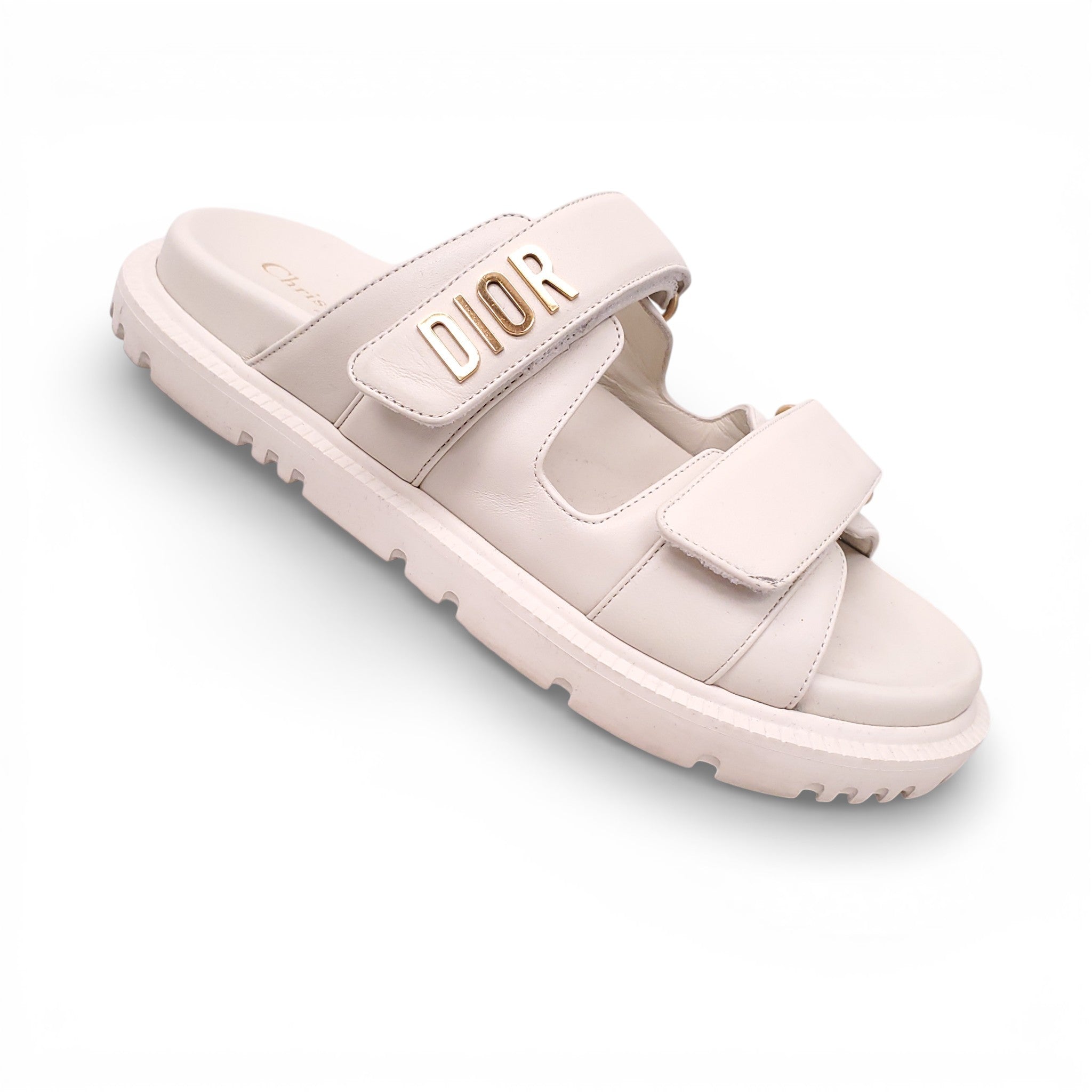 DIOR LOGO DAD SANDALS - SIZE 37