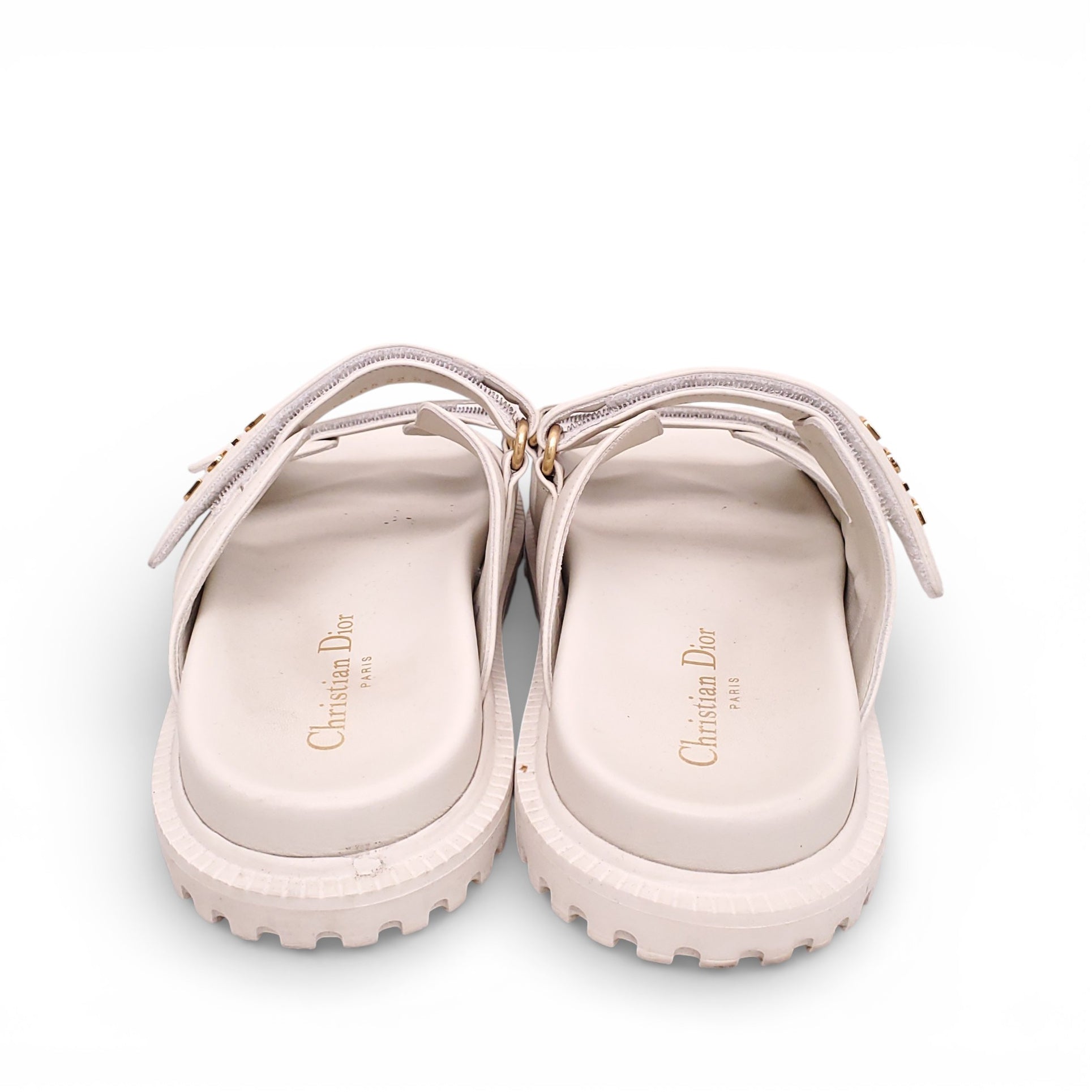 DIOR LOGO DAD SANDALS - SIZE 37