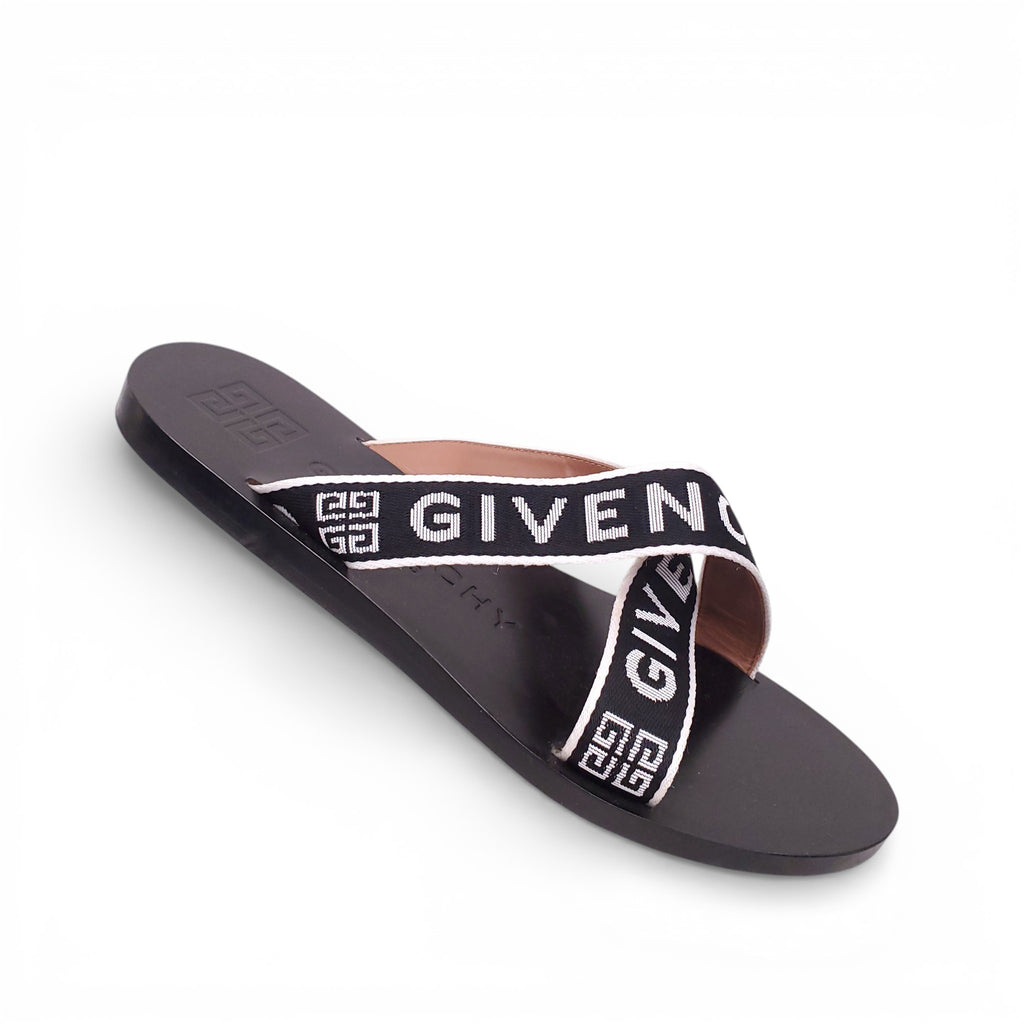 GIVENCHY LOGO SANDALS - SIZE 37