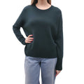 LISA YANG GREEN CASHMERE SWEATER - SIZE 0 (OVERSIZED)