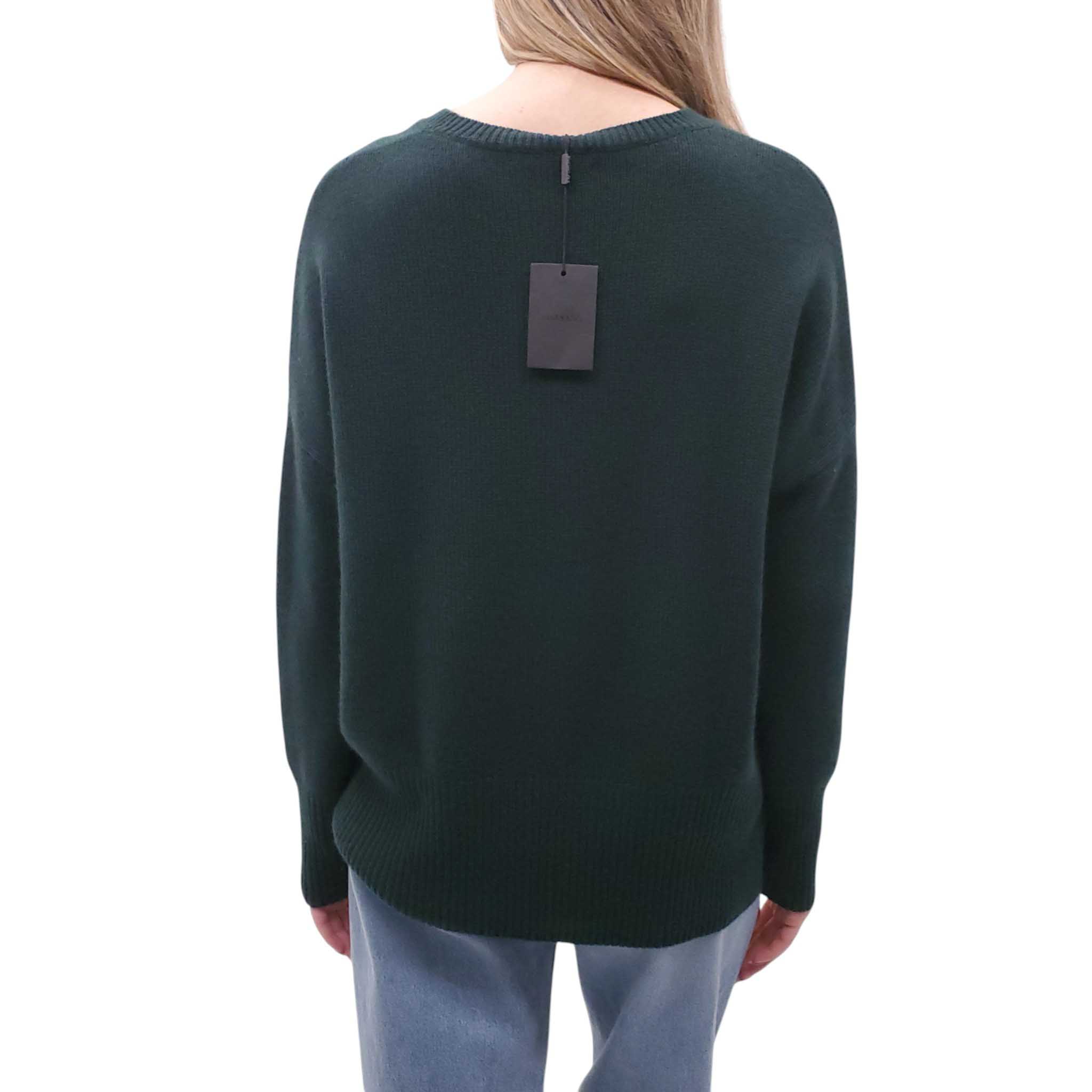 LISA YANG GREEN CASHMERE SWEATER - SIZE 0 (OVERSIZED)