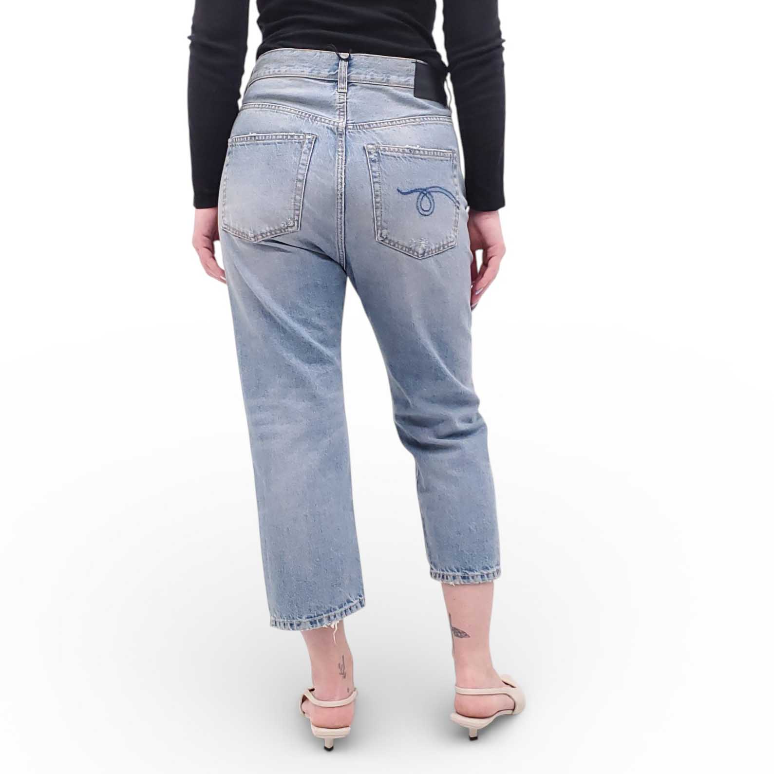R13 TAILORED DROP JEANS - SIZE 25