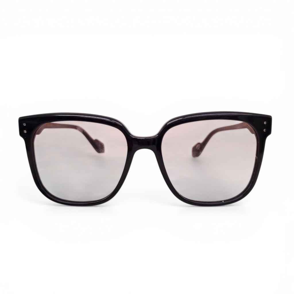 GENTLE MONSTER BLACK ‘DION’ OMBRE LENSE SUNGLASSES