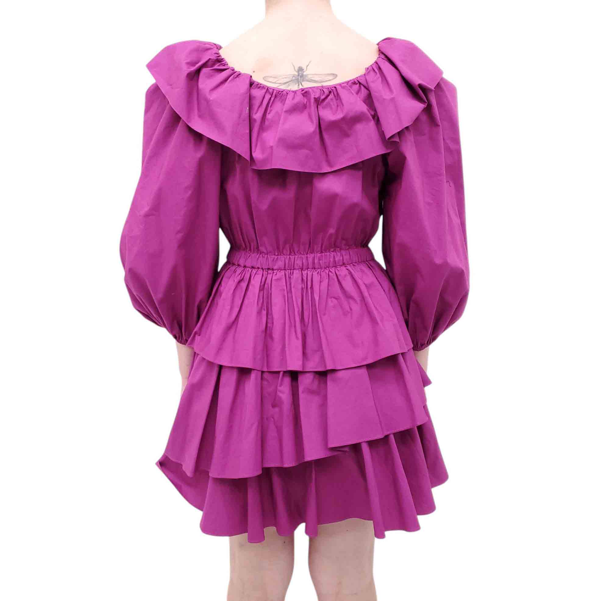 ulla johnson purple ruffle dress Rent Ulla Johnson Purple Dress US 4