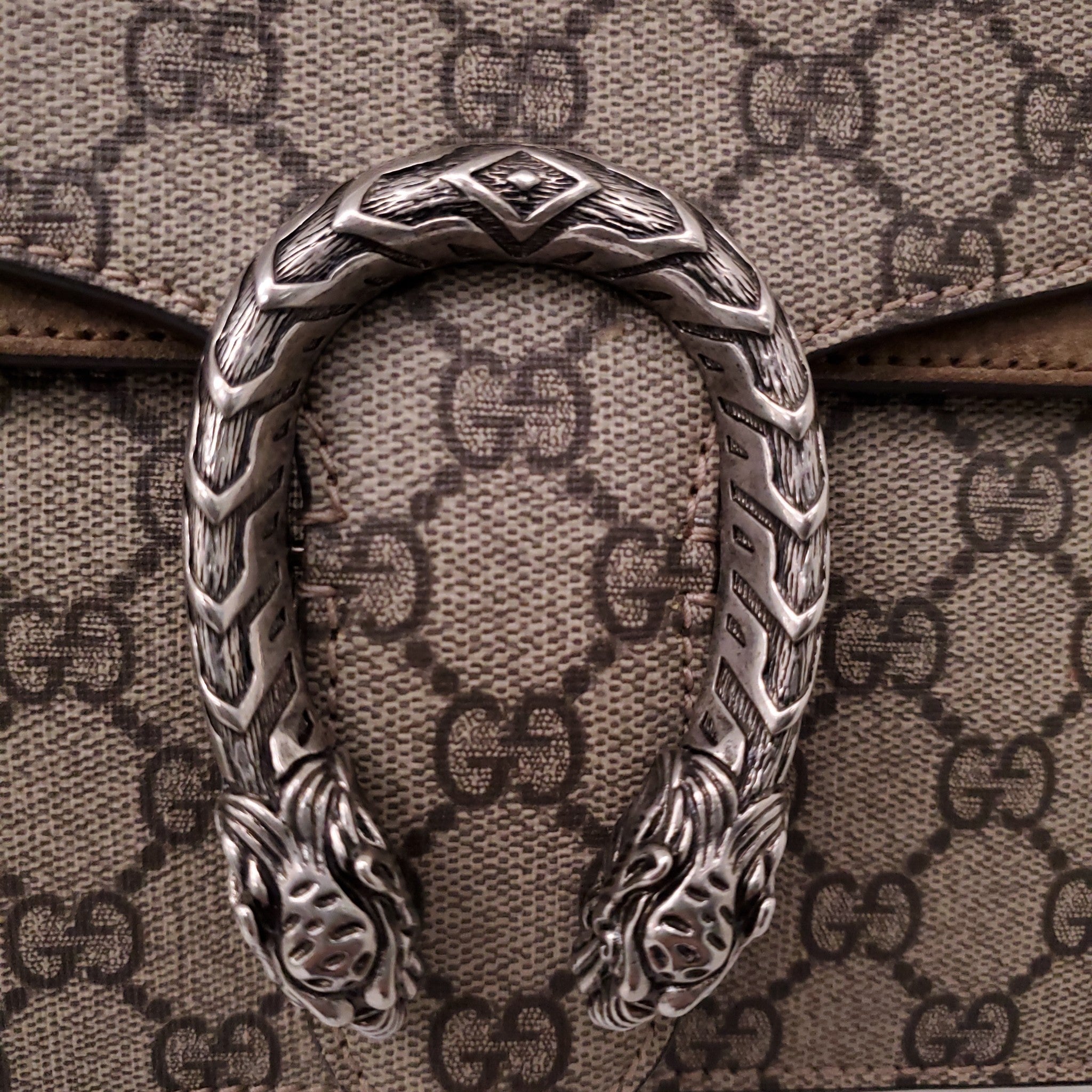 GUCCI TAUPE MEDIUM DIONYSUS BAG