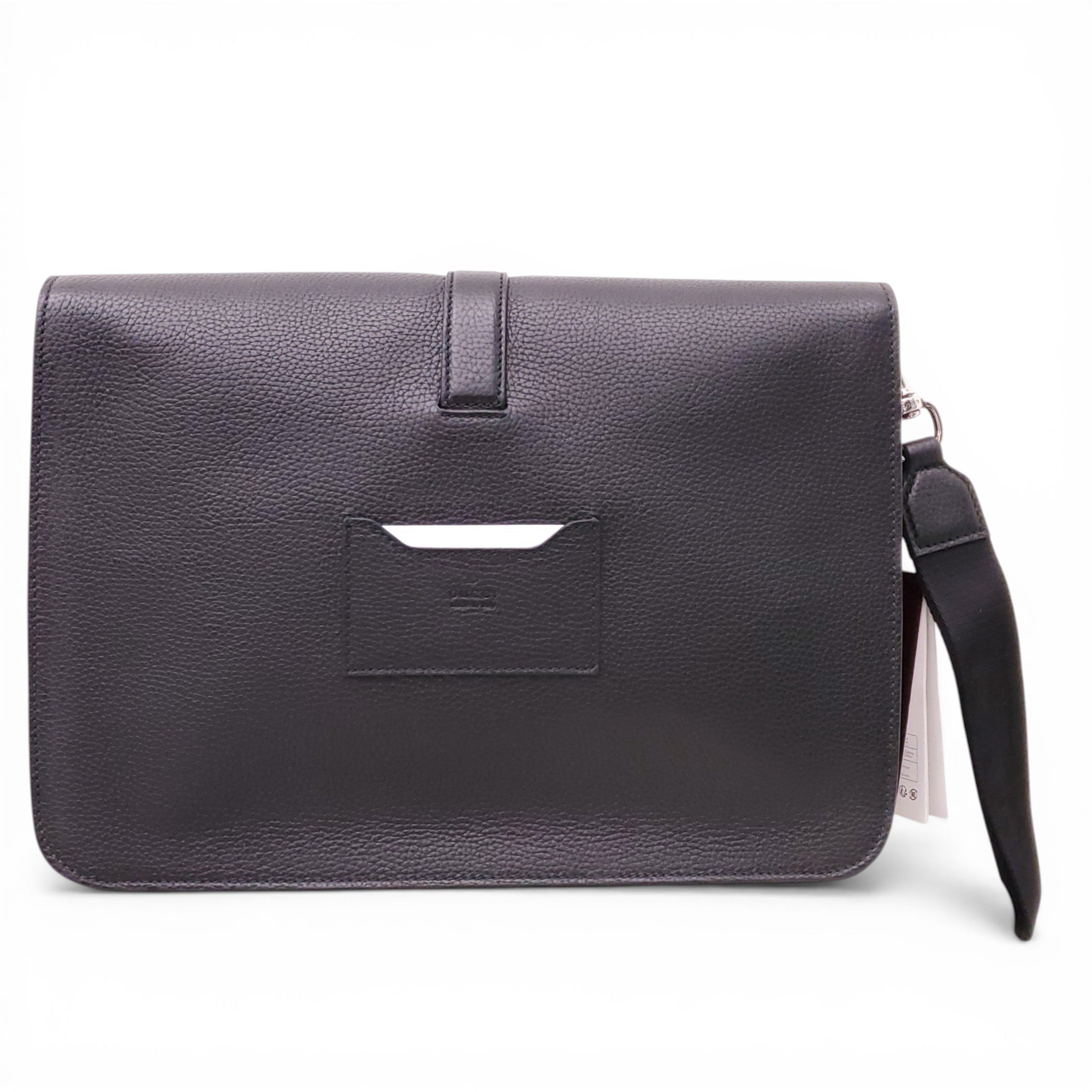 GUCCI BLACK CALFSKIN LEATHER MEDIUM BUSINESS CASE