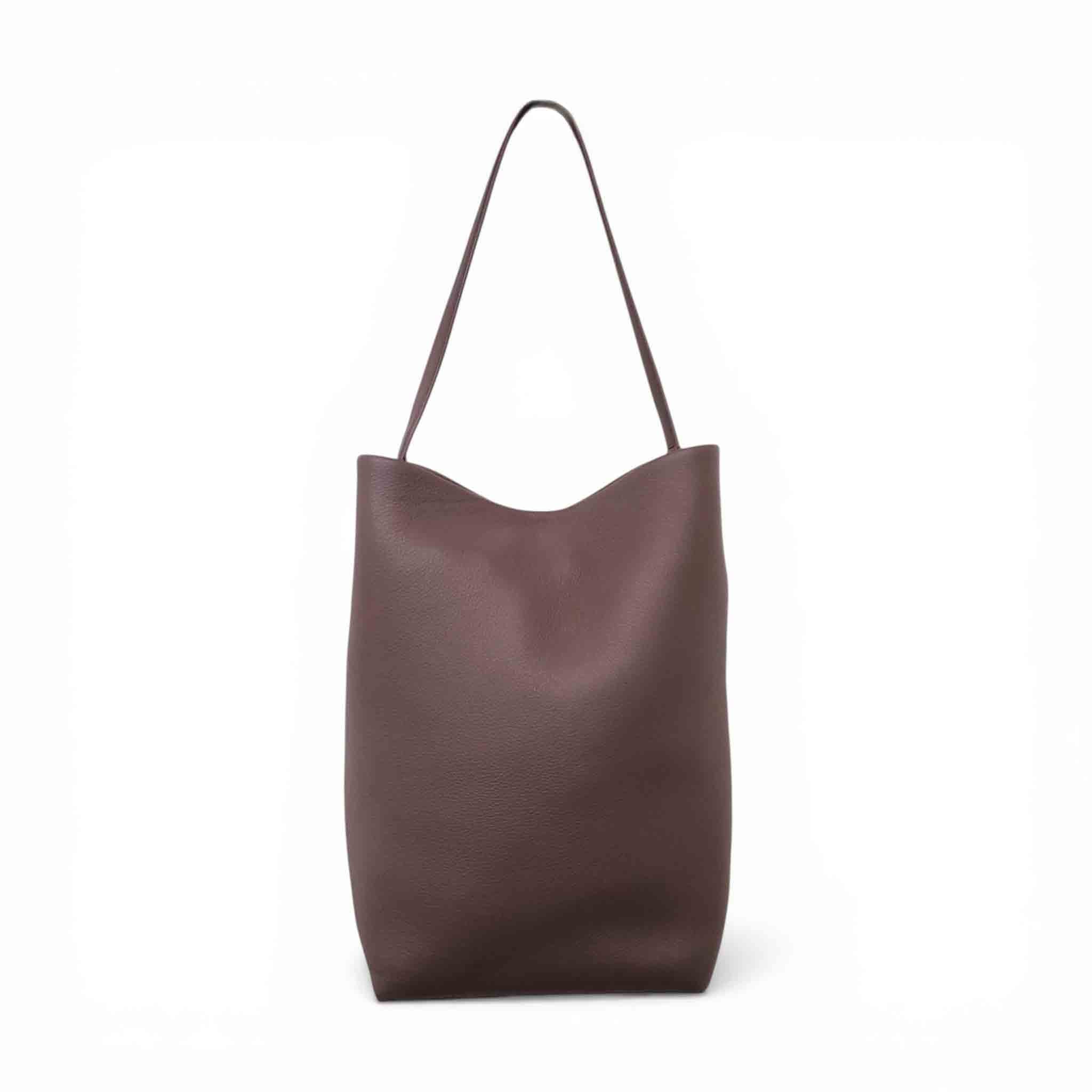THE ROW BROWN PARK LARGE TOTE BAG