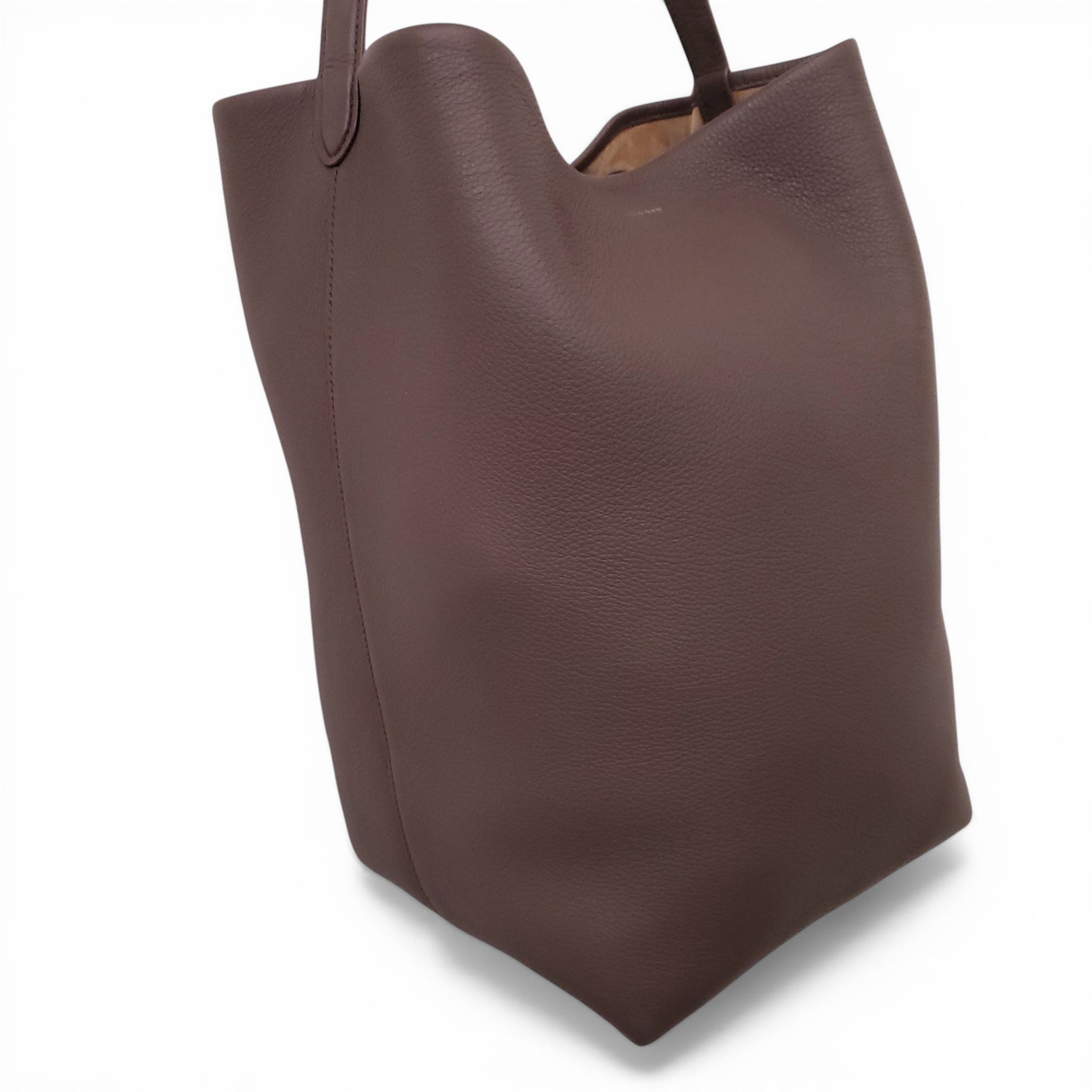 THE ROW BROWN PARK LARGE TOTE BAG