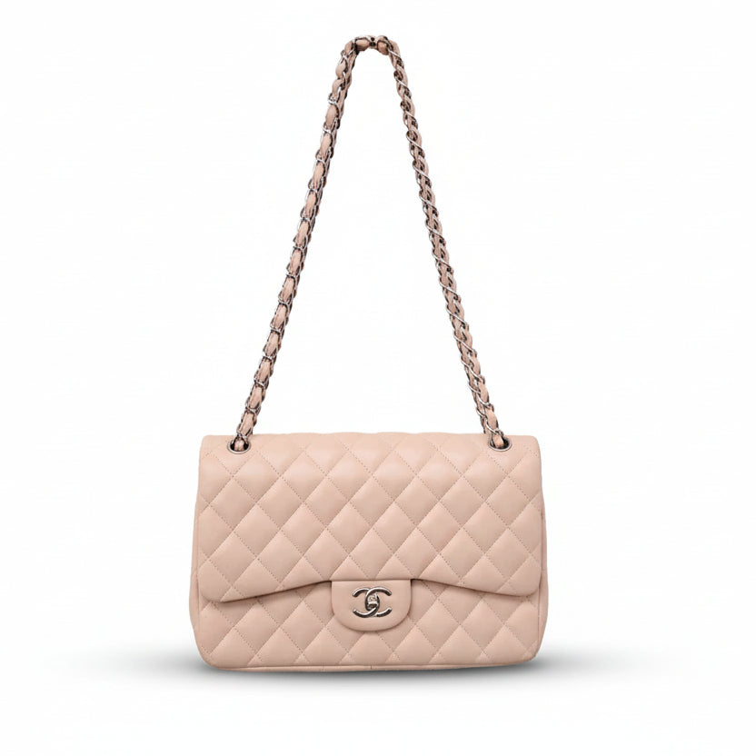 CHANEL NUDE JUMBO FLAP BAG
