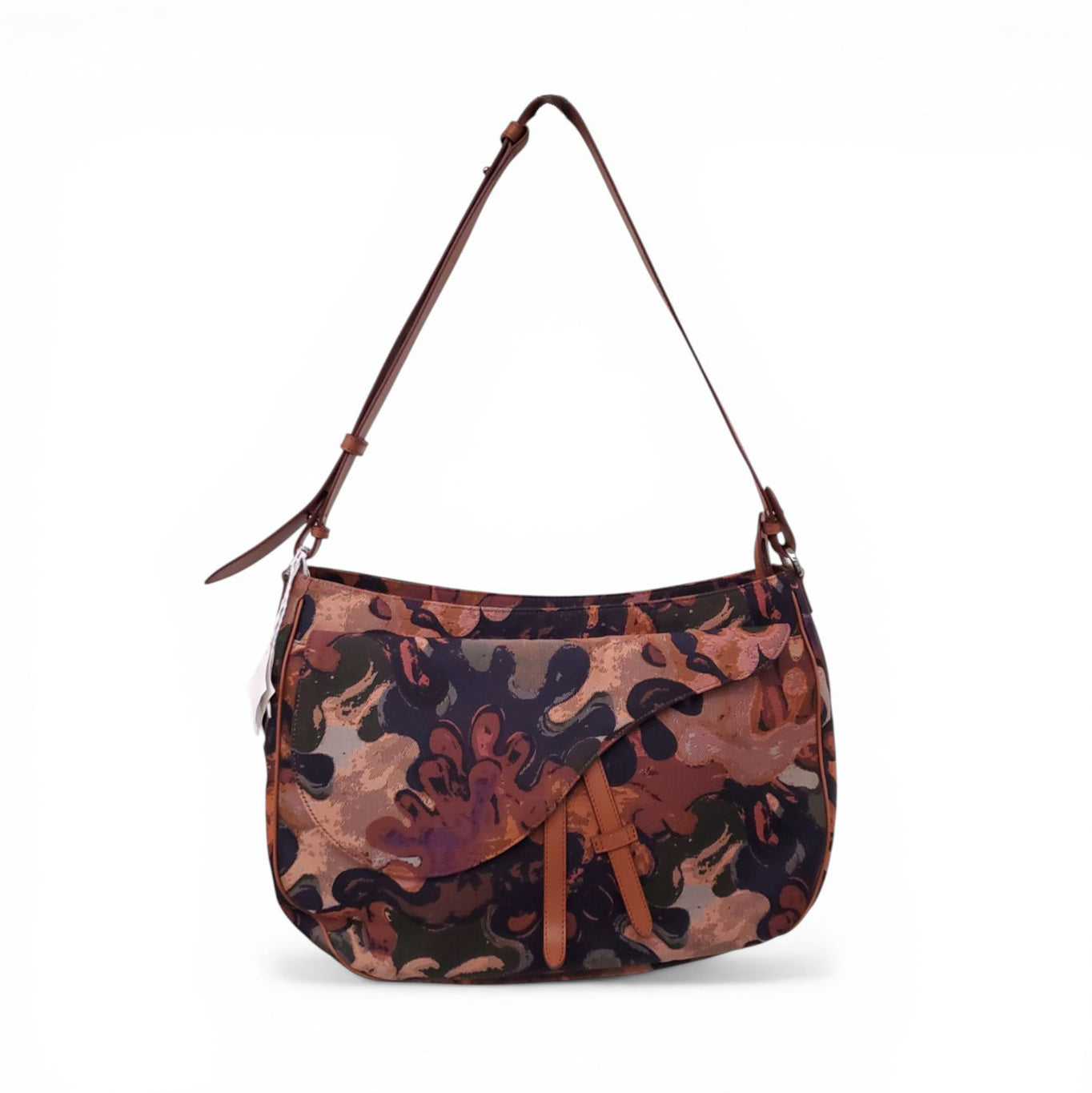 CHRISTIAN DIOR X PETER DOIG SOFT SADDLE BAG