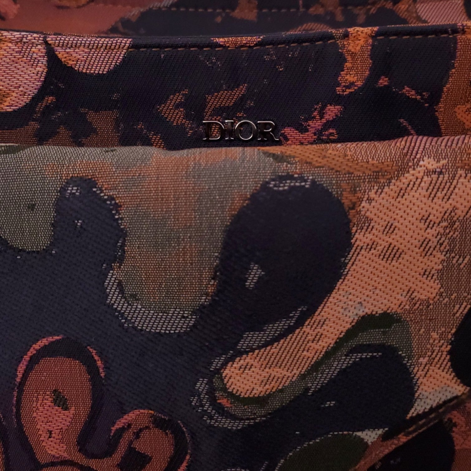 CHRISTIAN DIOR X PETER DOIG SOFT SADDLE BAG
