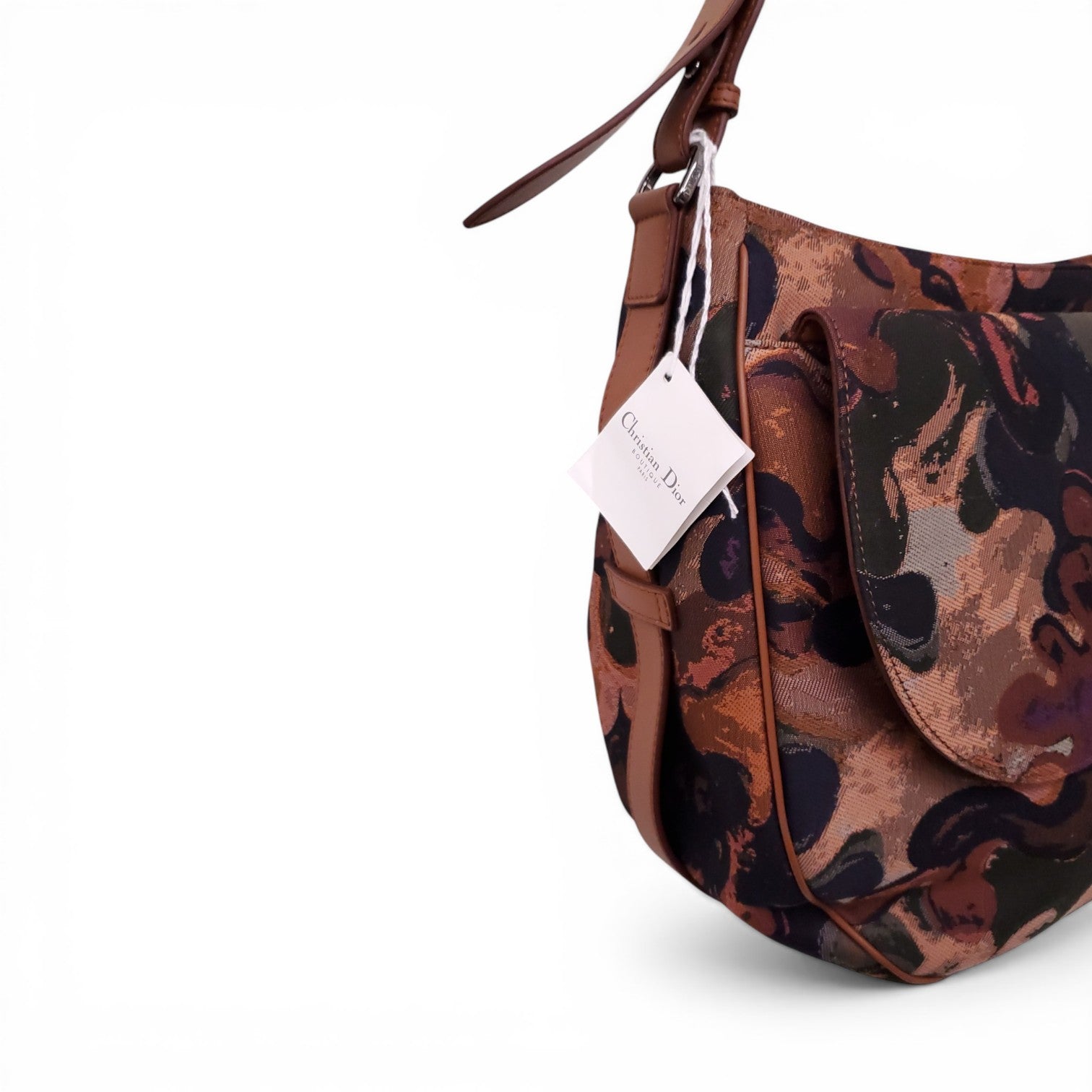 CHRISTIAN DIOR X PETER DOIG SOFT SADDLE BAG