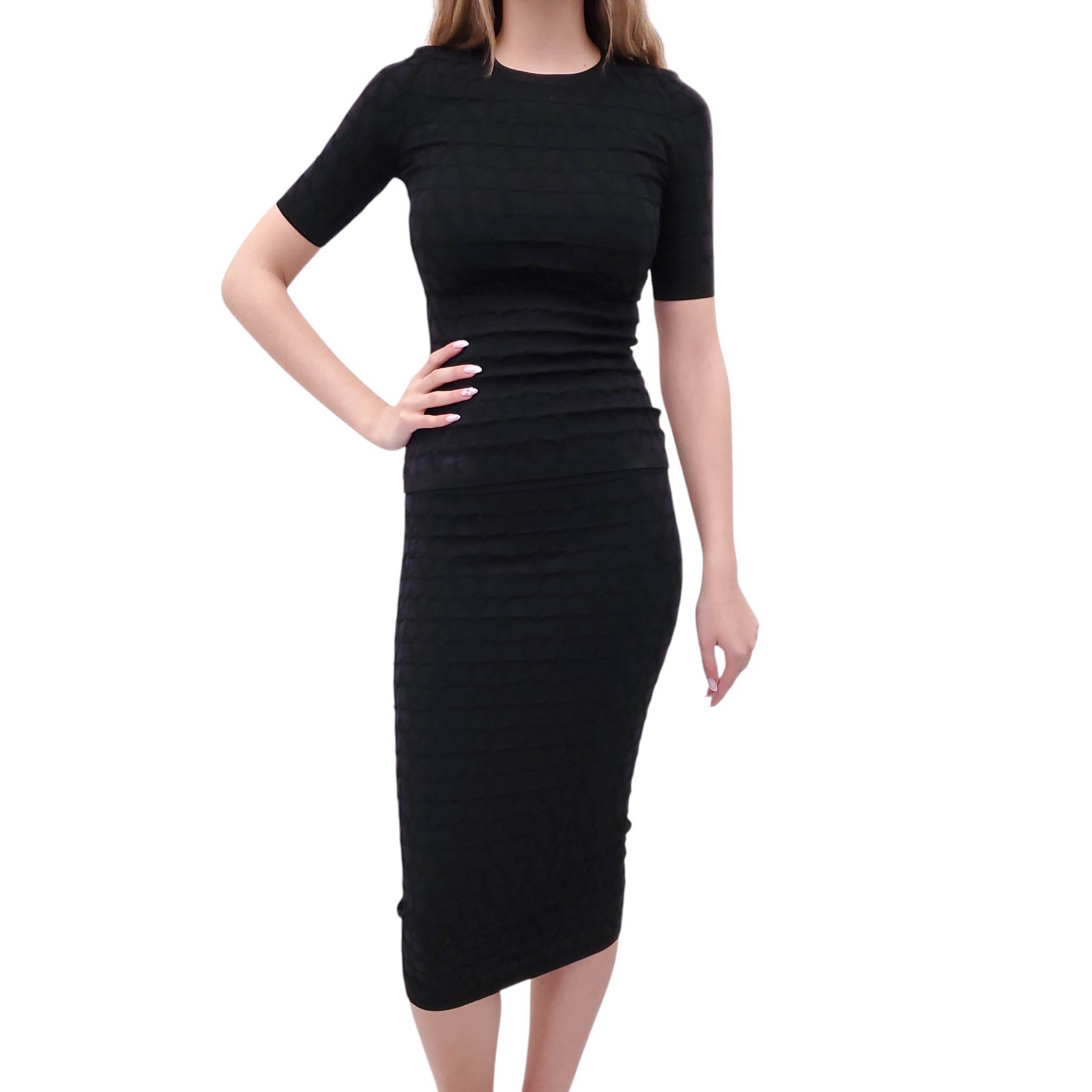 VALENTINO ICONOGRAPHE KNIT SKIRT SET - SIZE XS