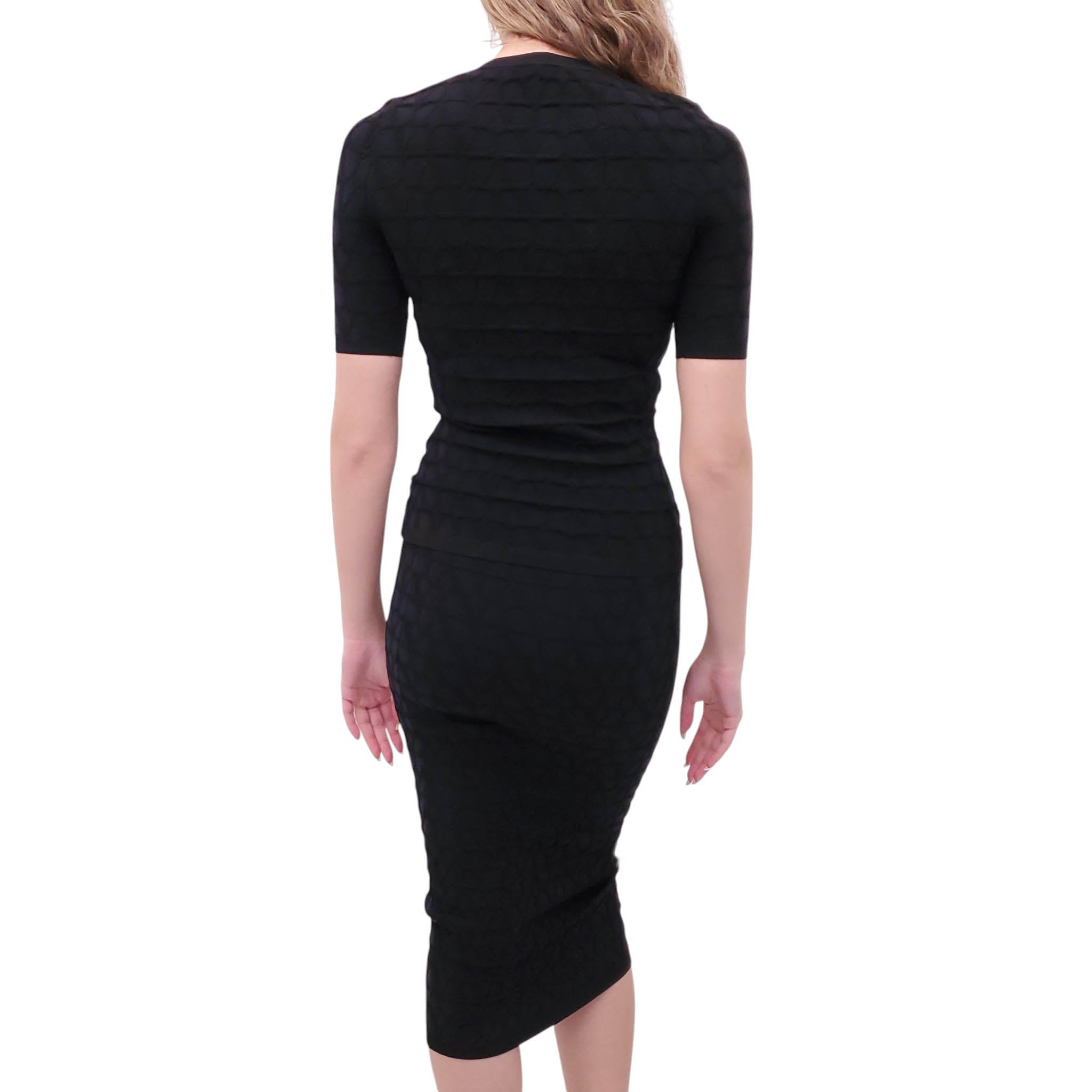 VALENTINO ICONOGRAPHE KNIT SKIRT SET - SIZE XS