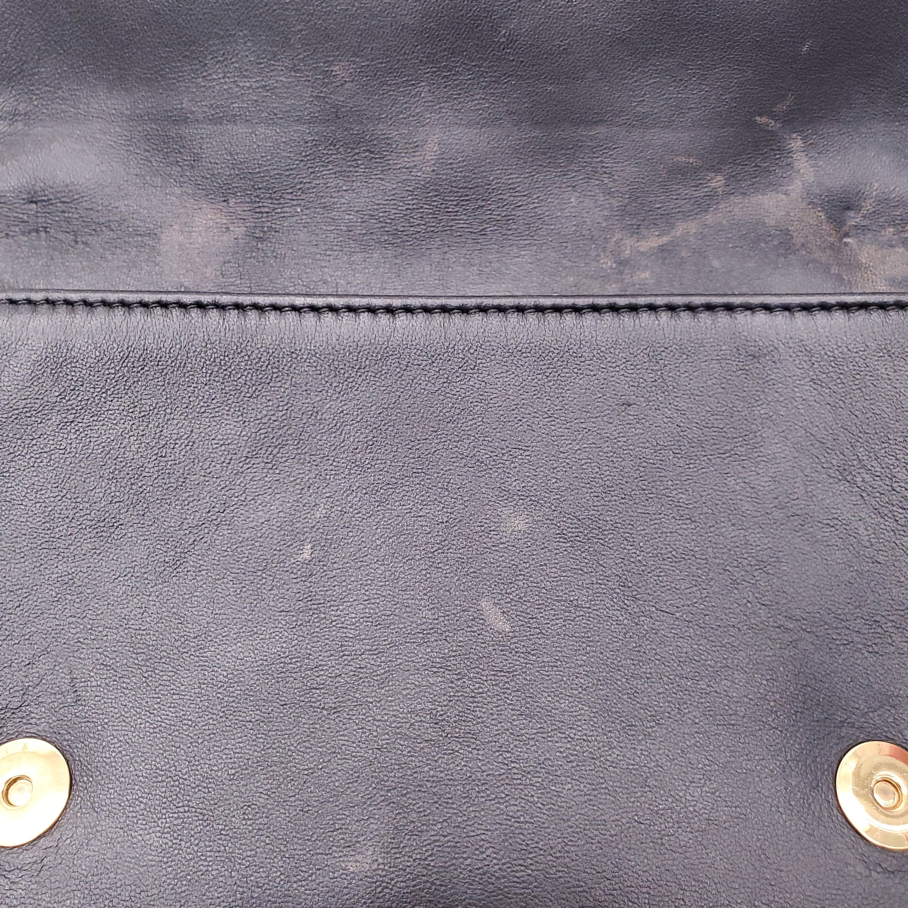 LOUIS VUITTON BLACK POCHETTE COUSSIN CROSSBODY BAG