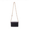 LOUIS VUITTON BLACK POCHETTE COUSSIN CROSSBODY BAG
