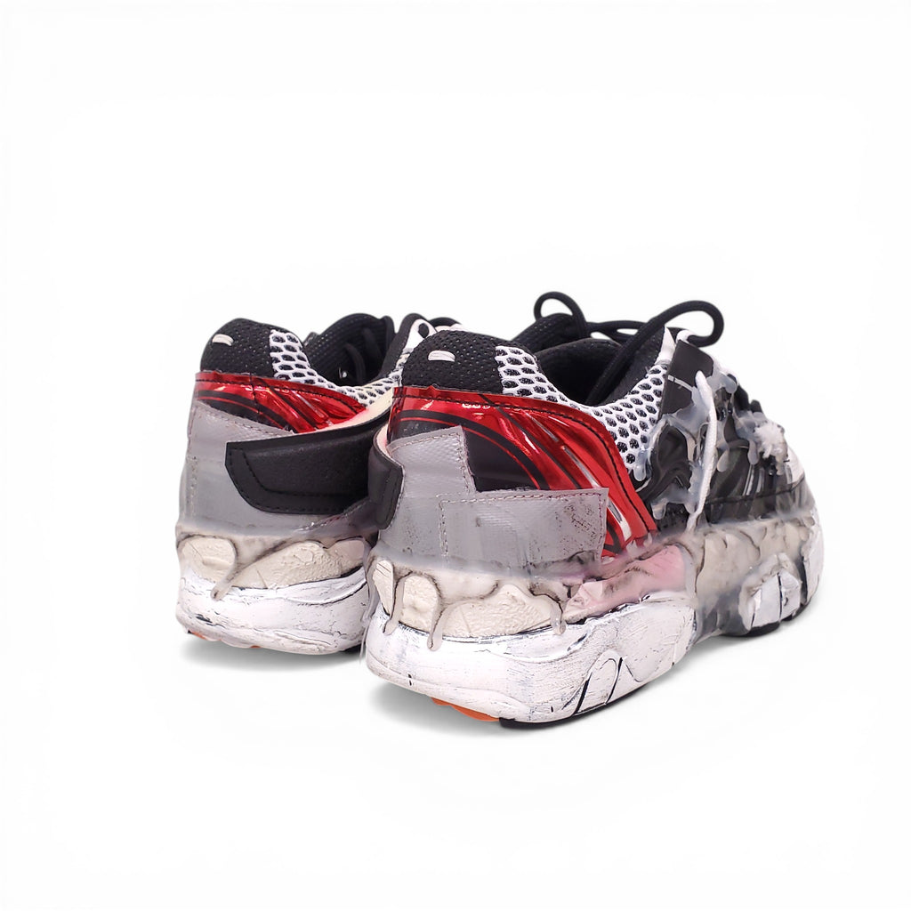 MAISON MARGIELA FUSION LEATHER LOW TRAINERS - SIZE 36