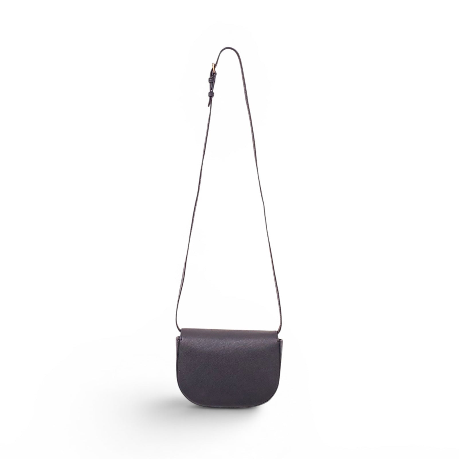 BALENCIAGA BLACK LOGO CROSSBODY BAG