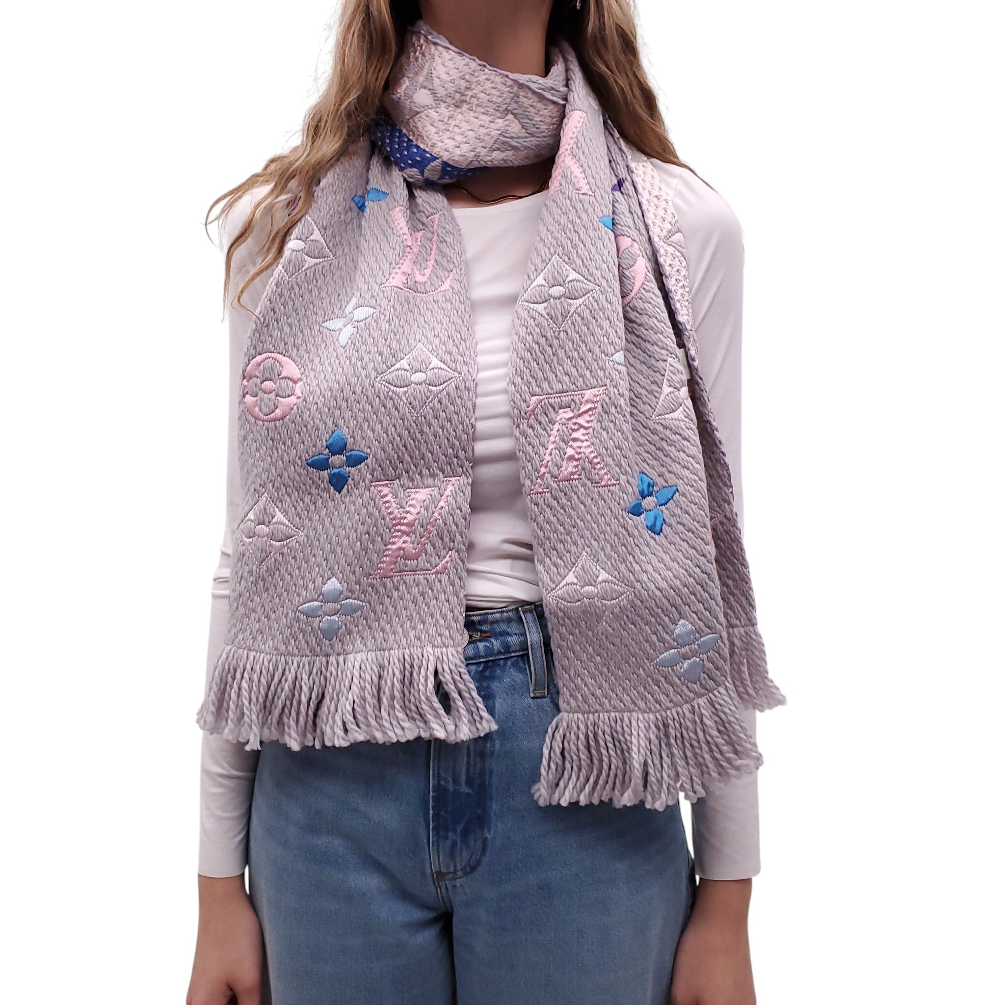 LOUIS VUITTON MONOGRAM MULTICOLOURED SCARF