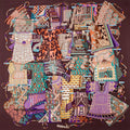HERMÈS VOYAGE EN ÉTOFFES PATTERNED SCARF