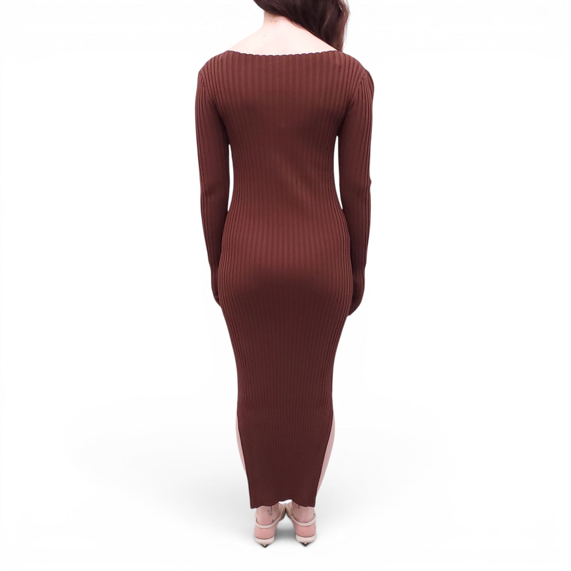 toteme brown dress Toteme, Draped satin maxi dress, Women, Brown, US 0, Dresses, Viscose