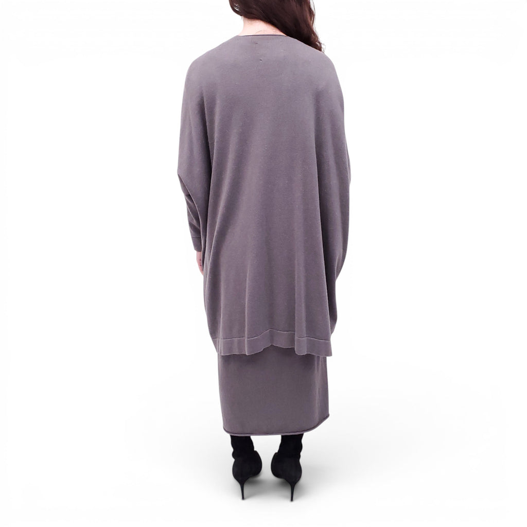 LAUREN MANOOGIAN GREY OVERSIZED CARDIGAN - SIZE 0 (XS)