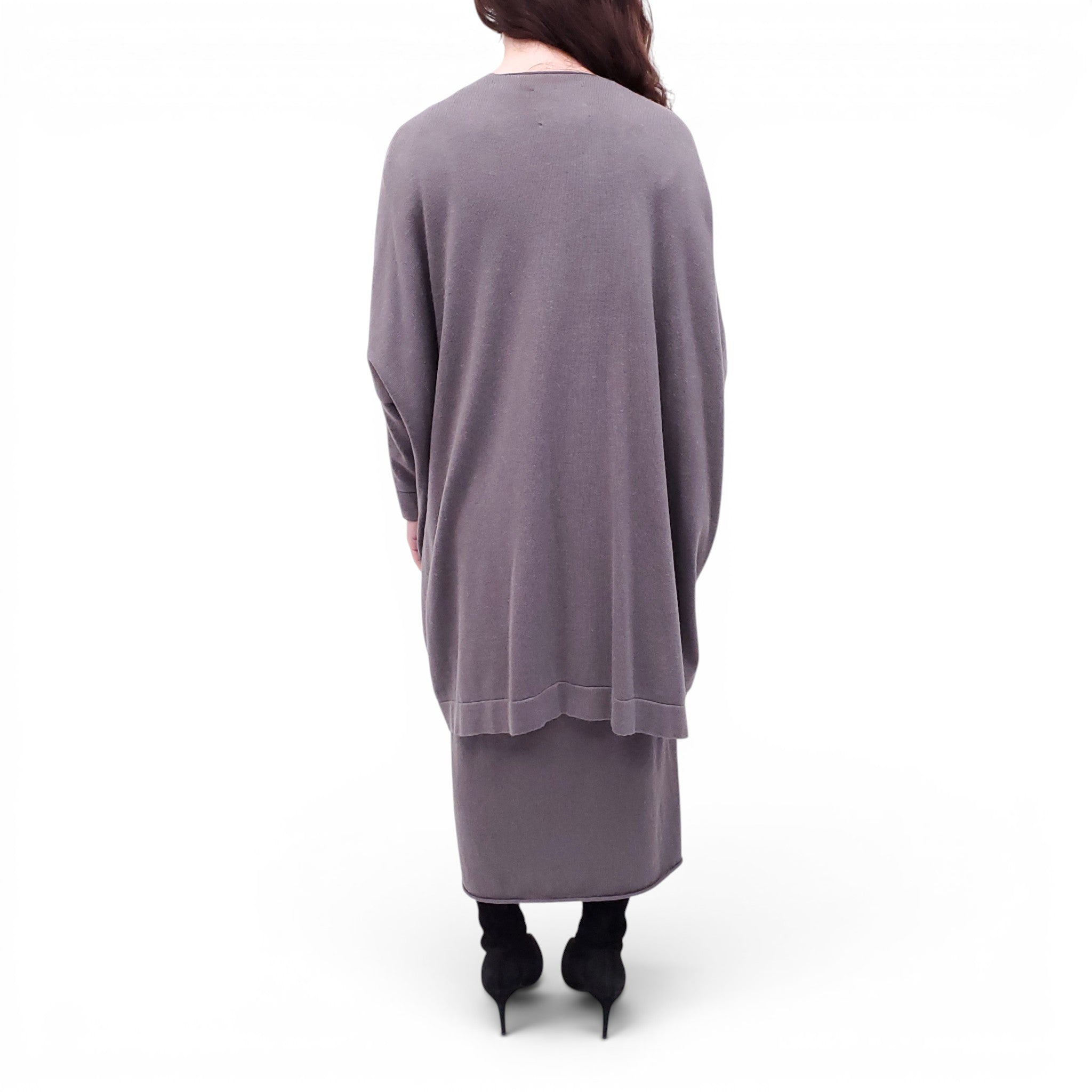 LAUREN MANOOGIAN GREY OVERSIZED CARDIGAN - SIZE 0 (XS)