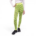 GUCCI NEON GREEN LOGO LEGGINGS - SIZE S