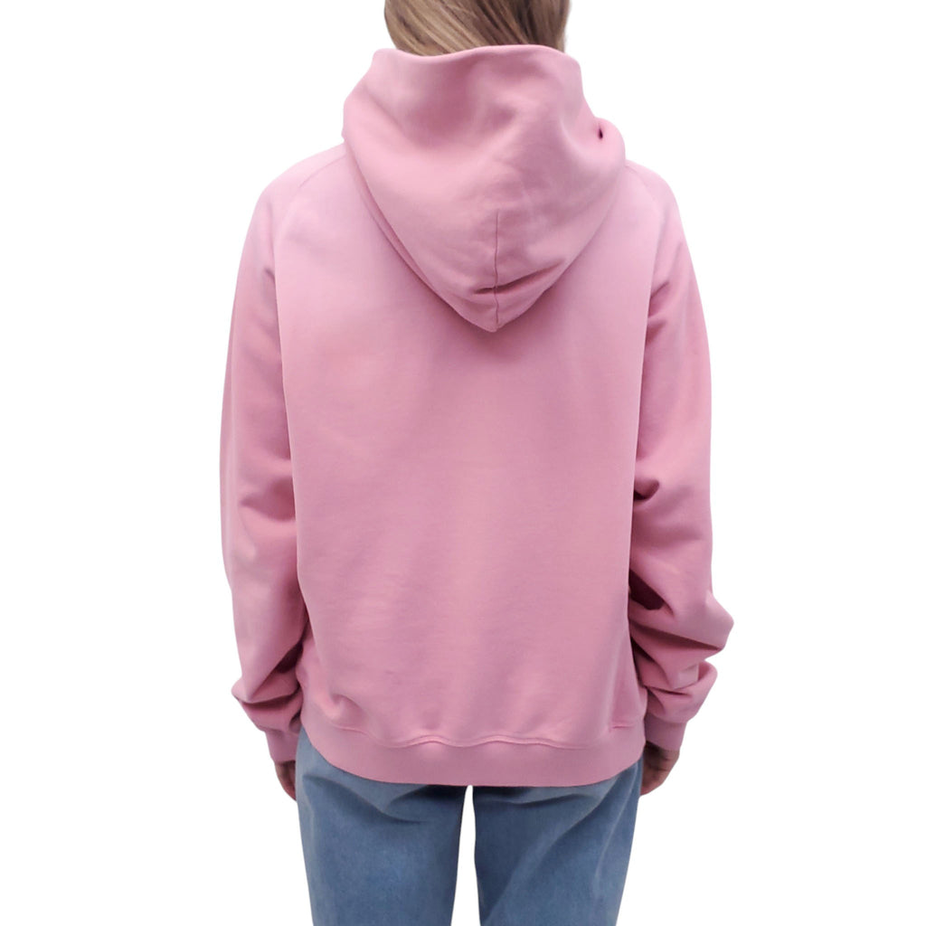 GUCCI PINK LOGO HOODIE - SIZE L